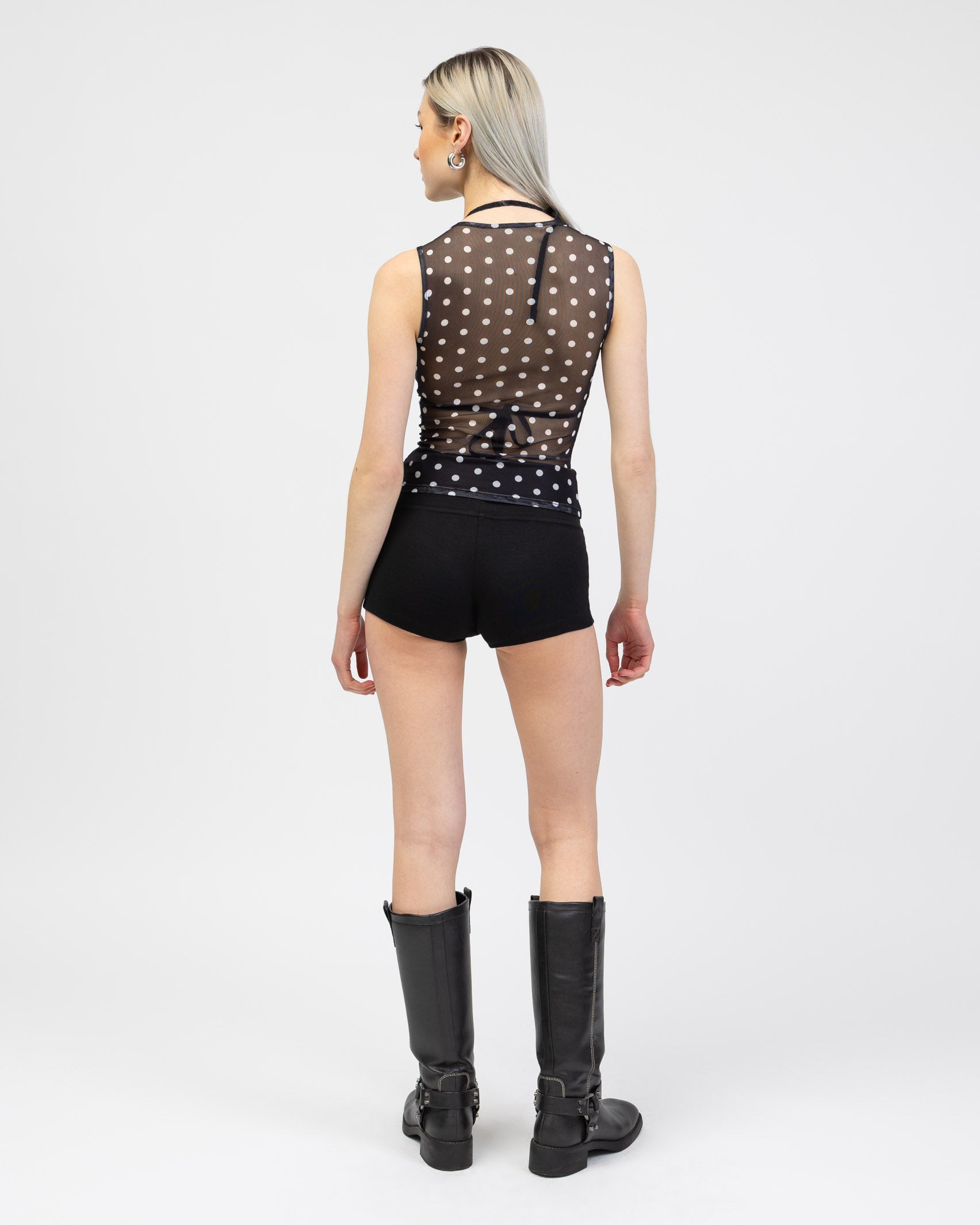 Top mit Polkadotprint