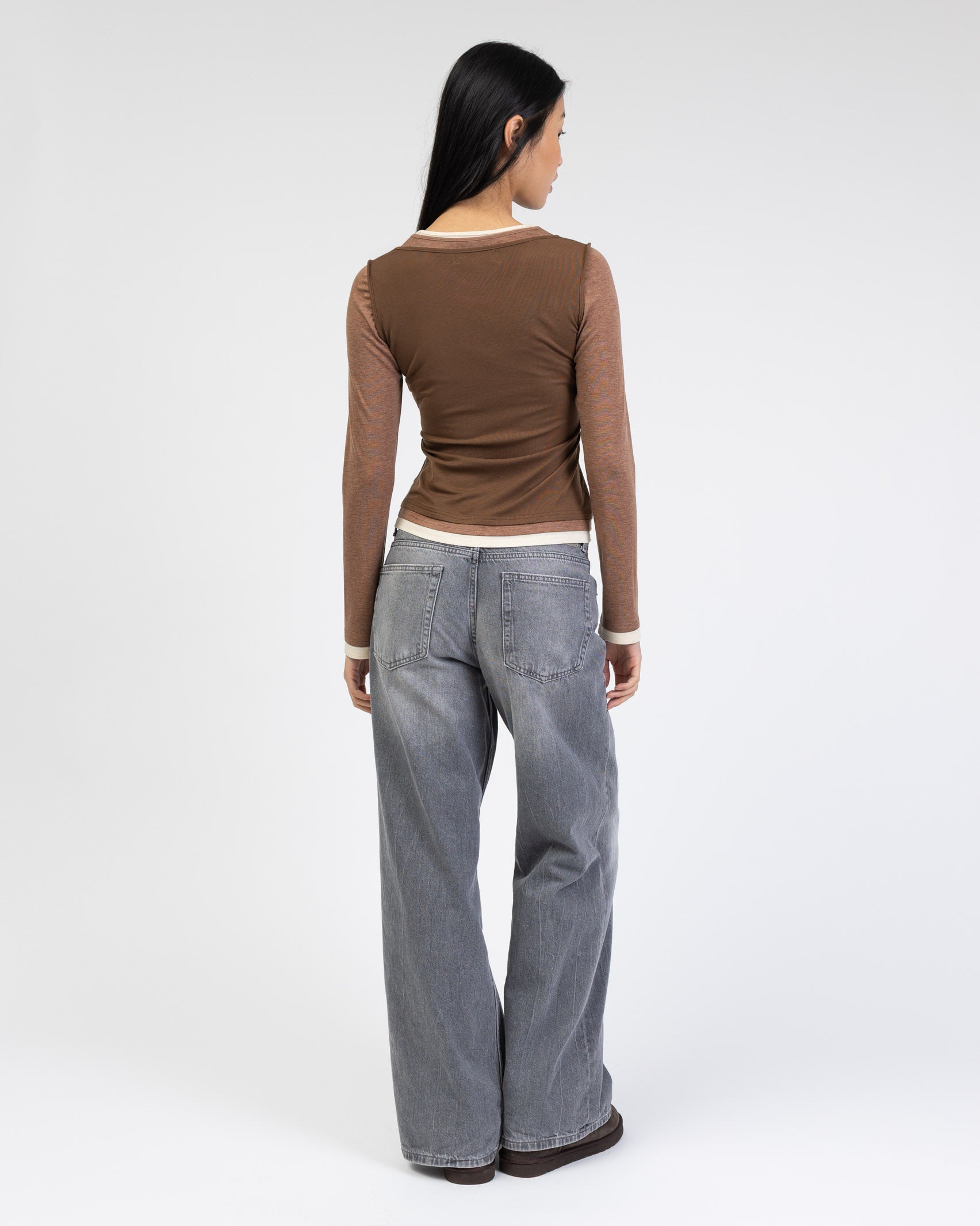 Langarmshirt im Lagenlook