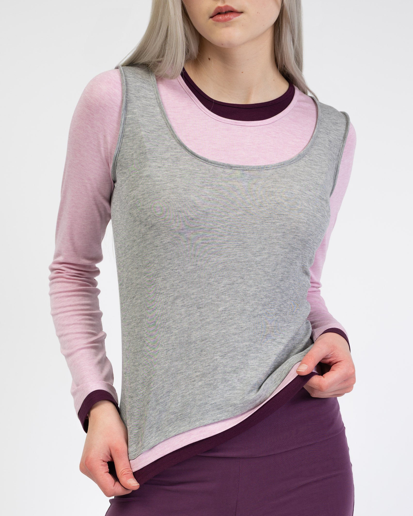 Langarmshirt im Lagenlook