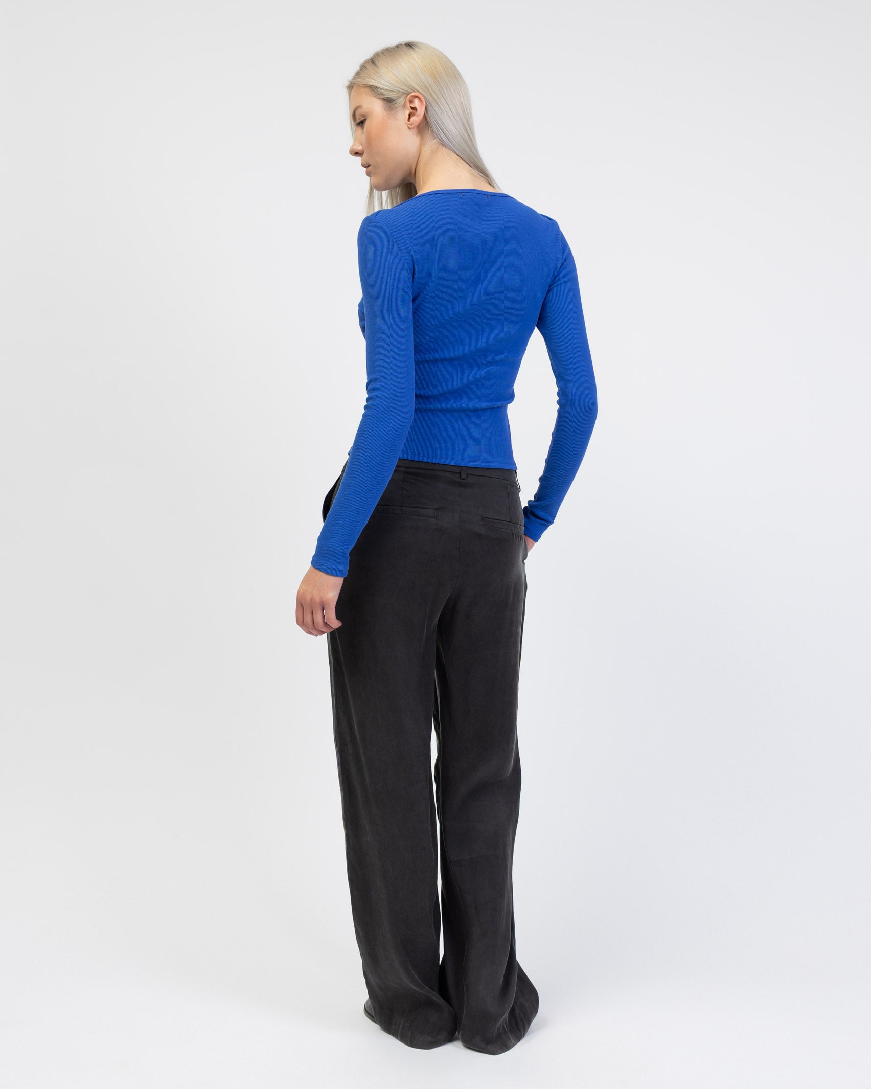 Langarmshirt mit Rundhalsausschnitt