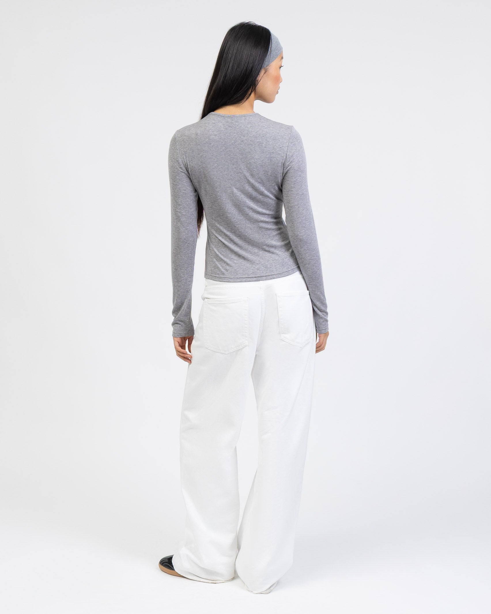 Langarmshirt mit Rundhalsausschnitt