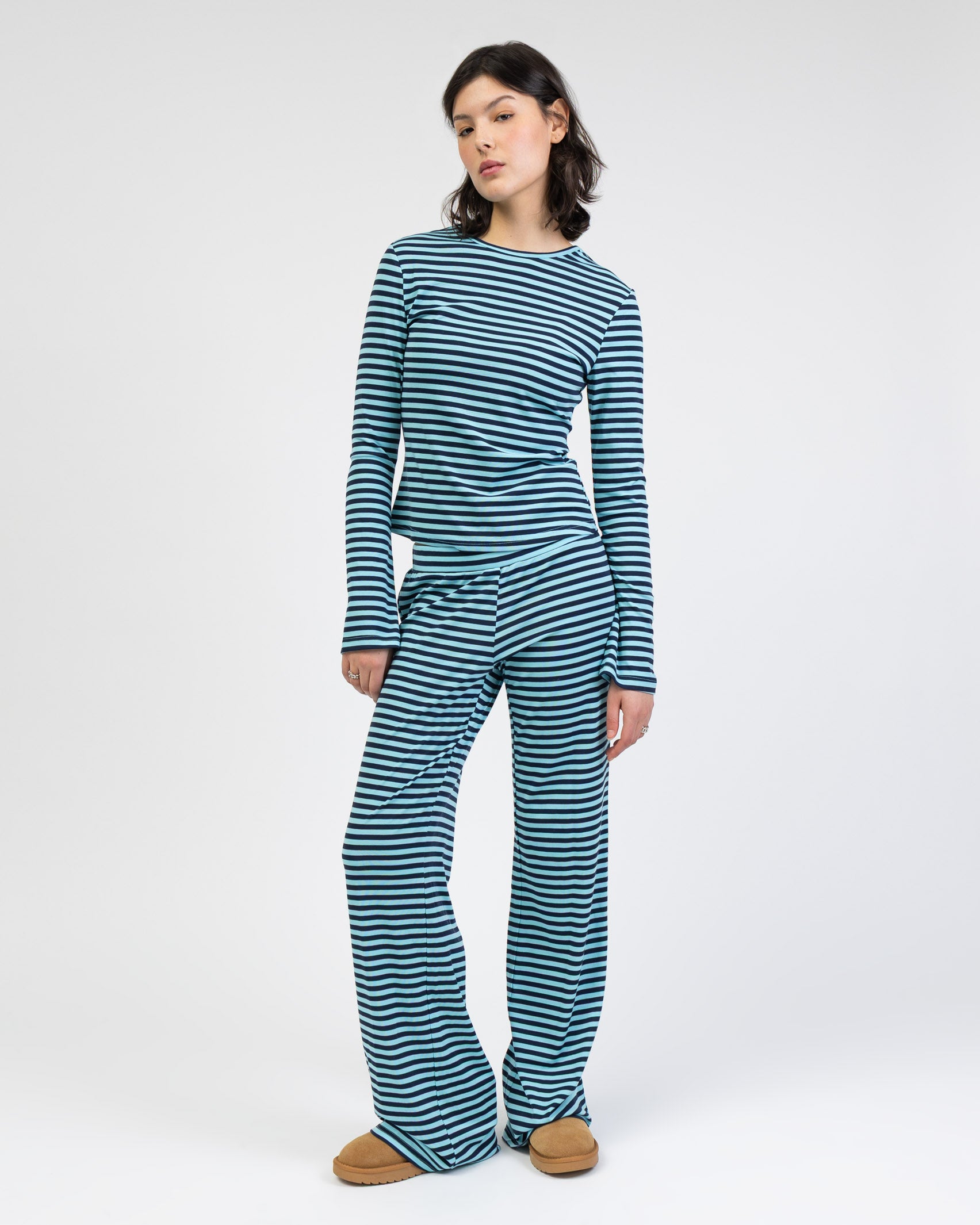 Langarmshirt mit Streifen