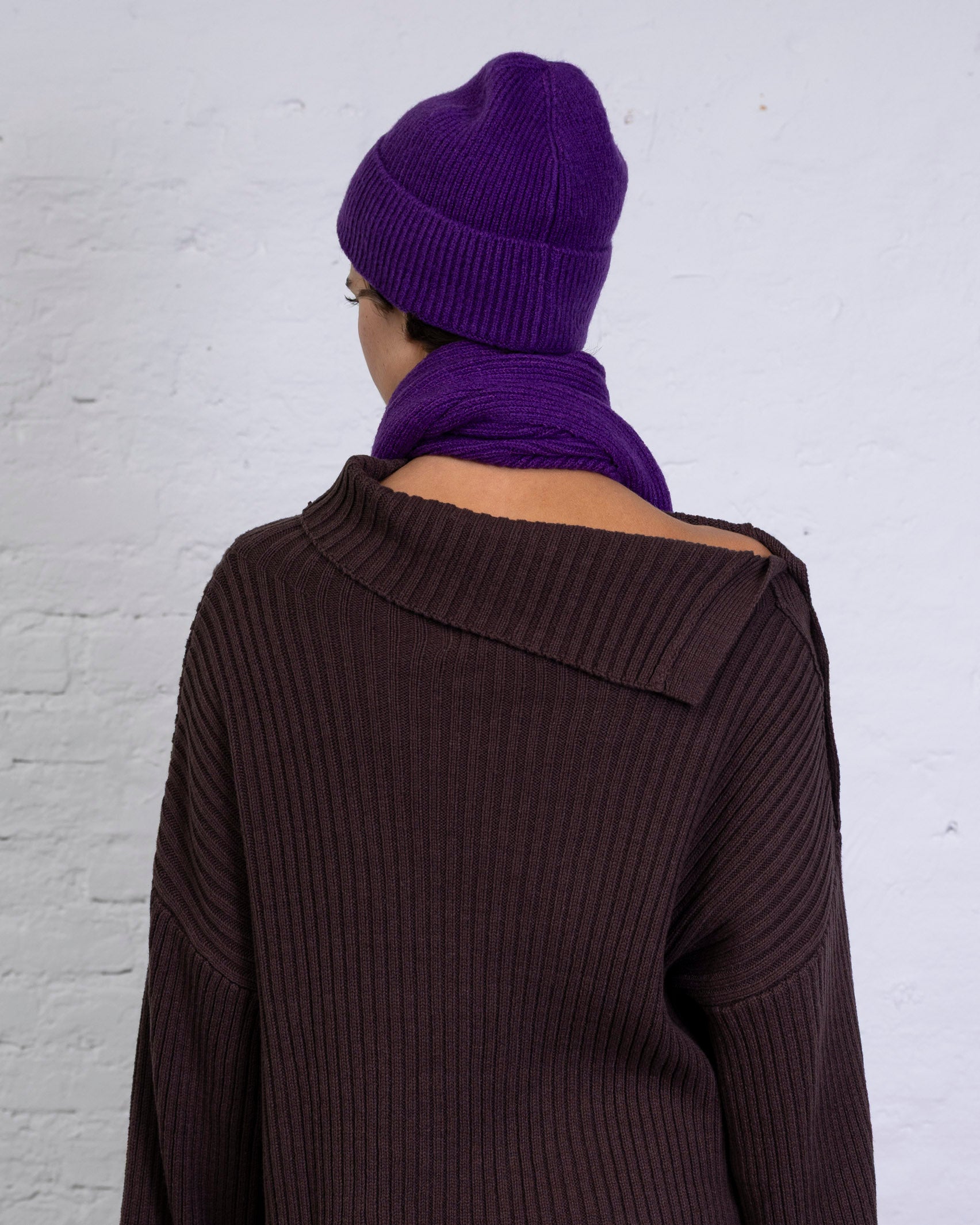 Weiche Strickmütze