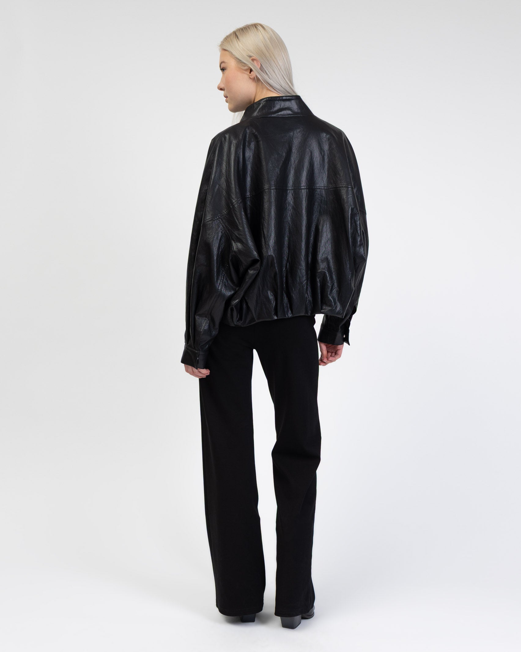 Kunstleder Bomberjacke