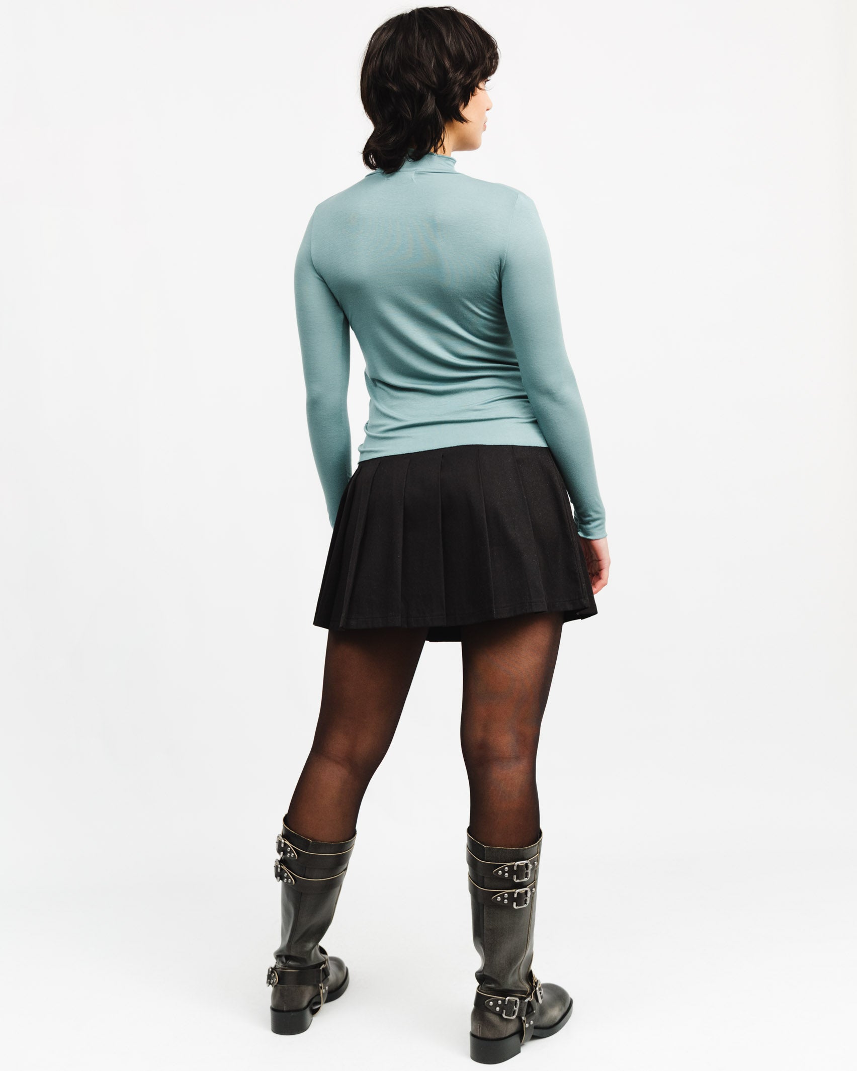 Langarmshirt mit Stehkragen - Broke + Schön