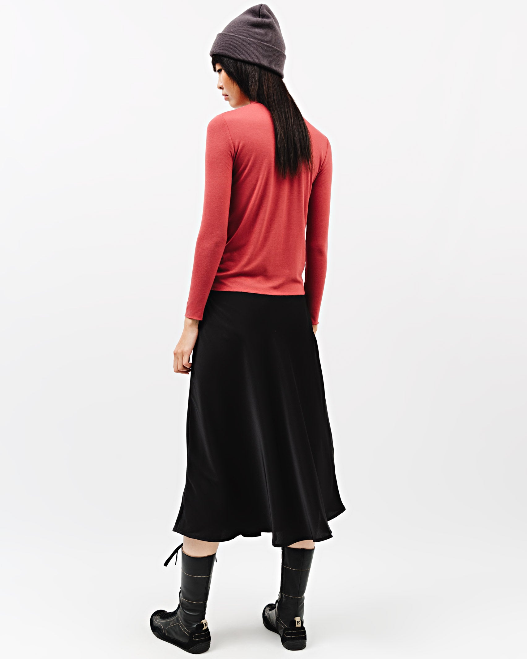 Langarmshirt mit Stehkragen - Broke + Schön