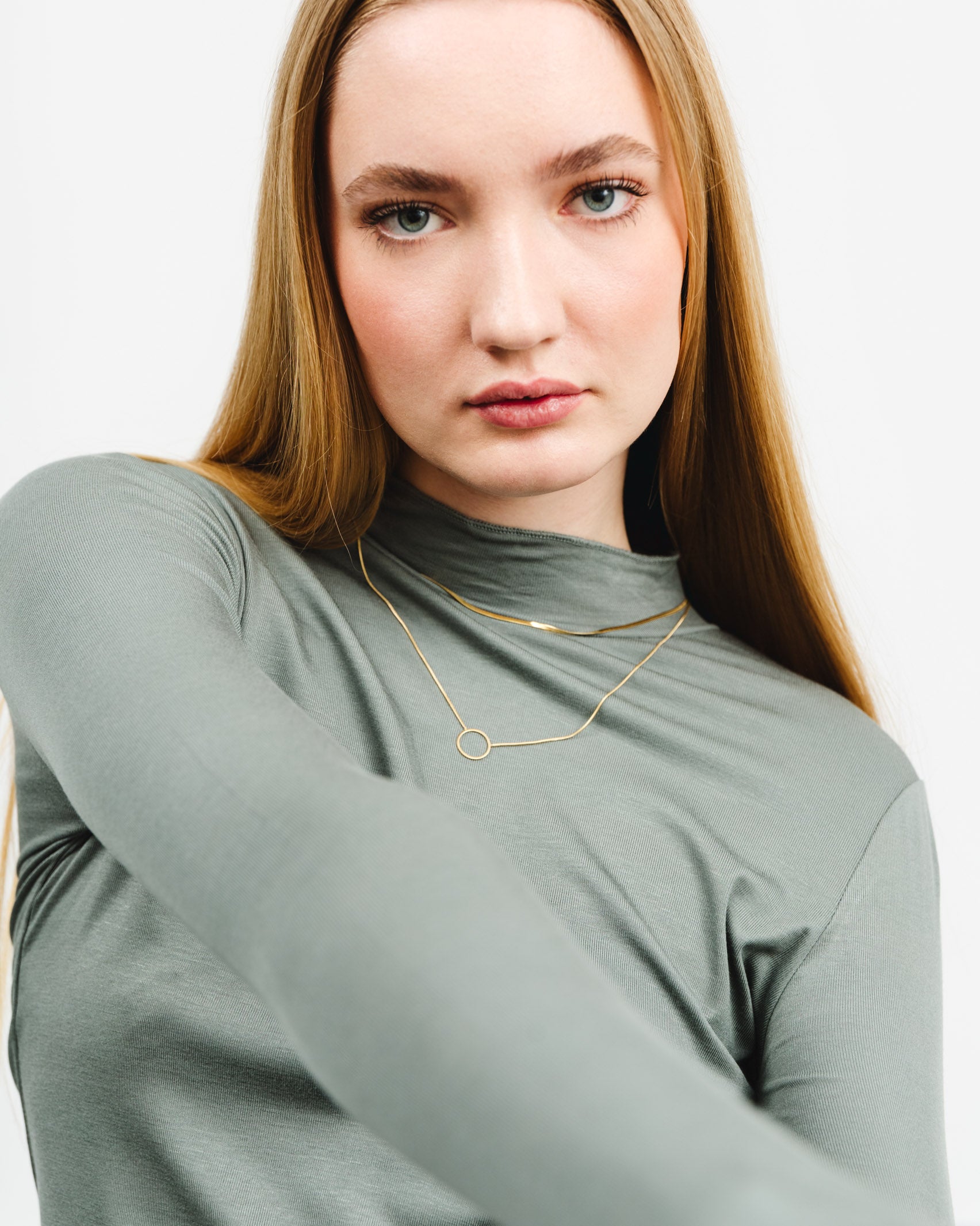 Langarmshirt mit Stehkragen - Broke + Schön