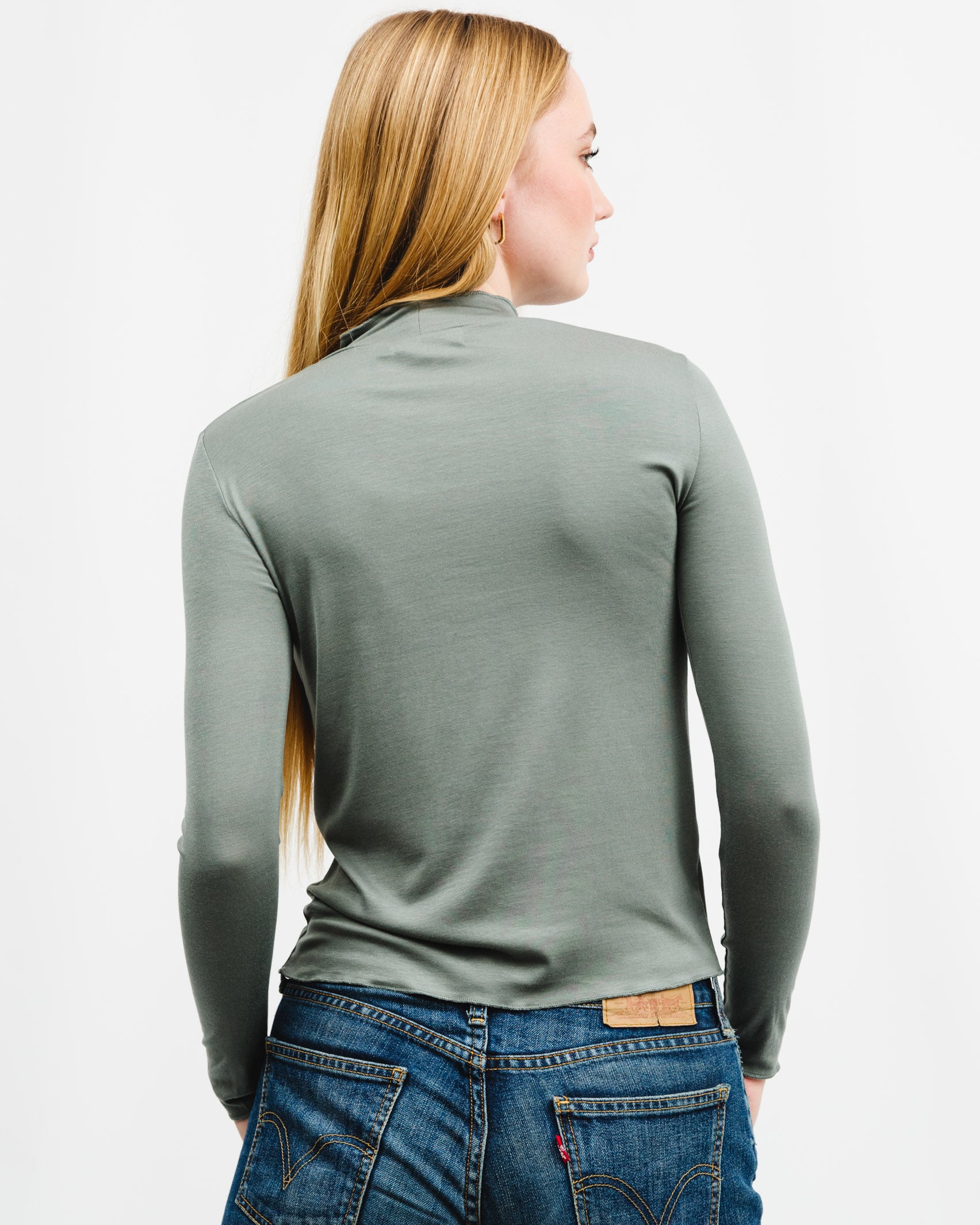 Langarmshirt mit Stehkragen - Broke + Schön