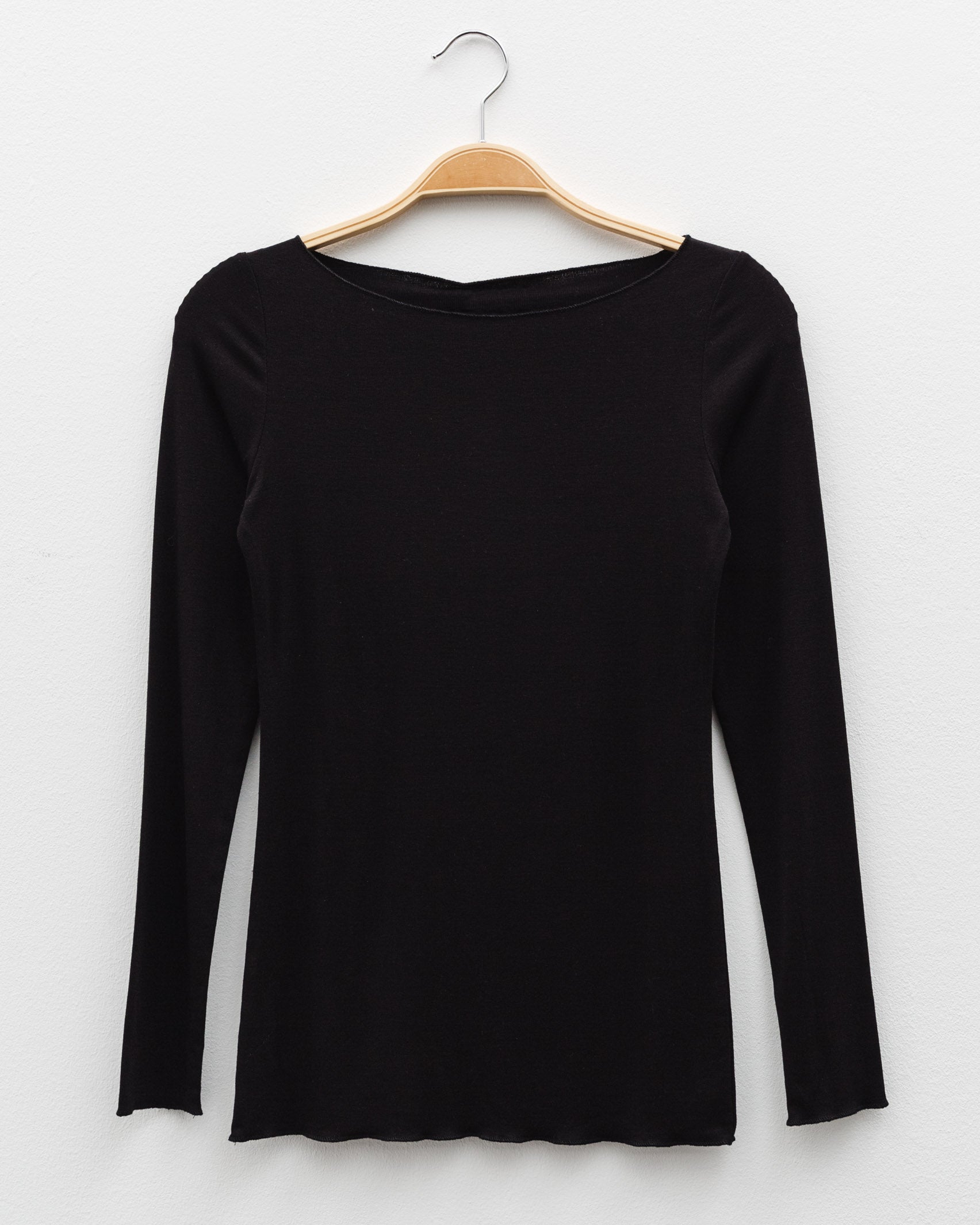 Langarmshirt mit U-Boot-Ausschnitt - Broke + Schön