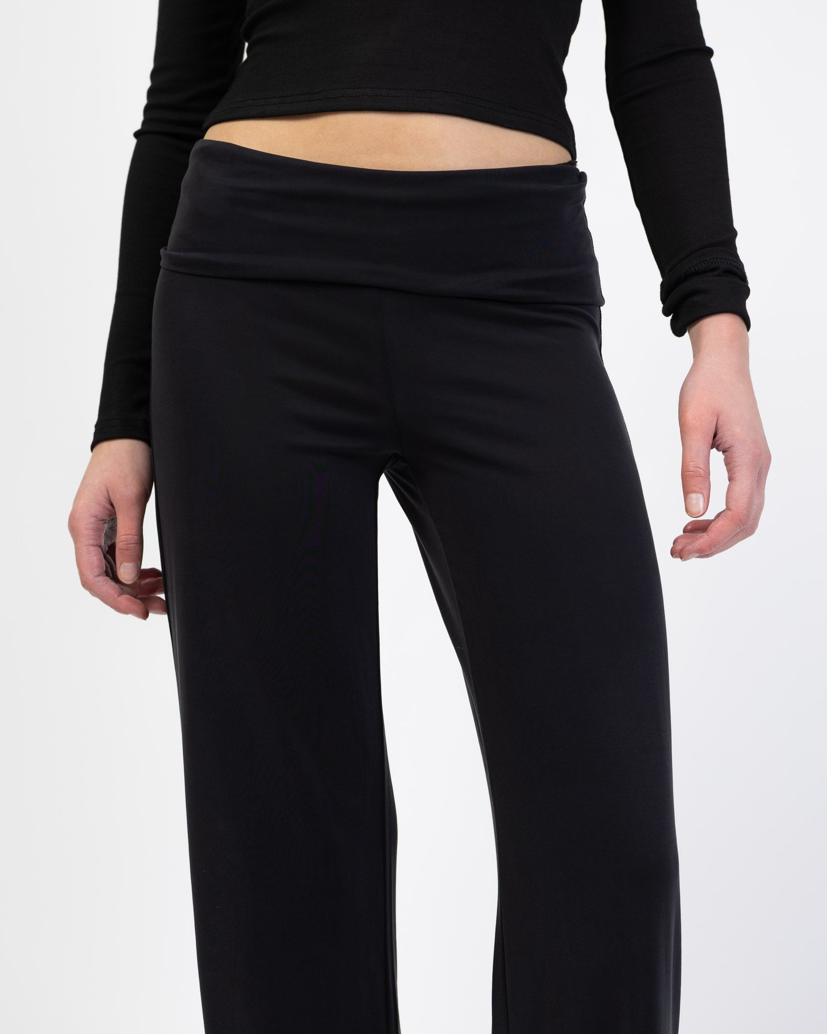 Weiche Hose mit gefaltetem Bund