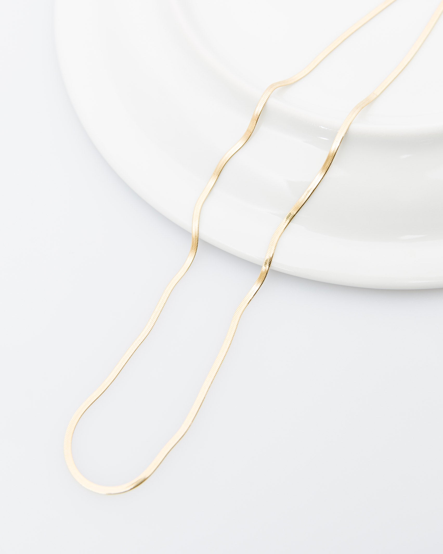 Klassische schmale Kette - Broke + Schön