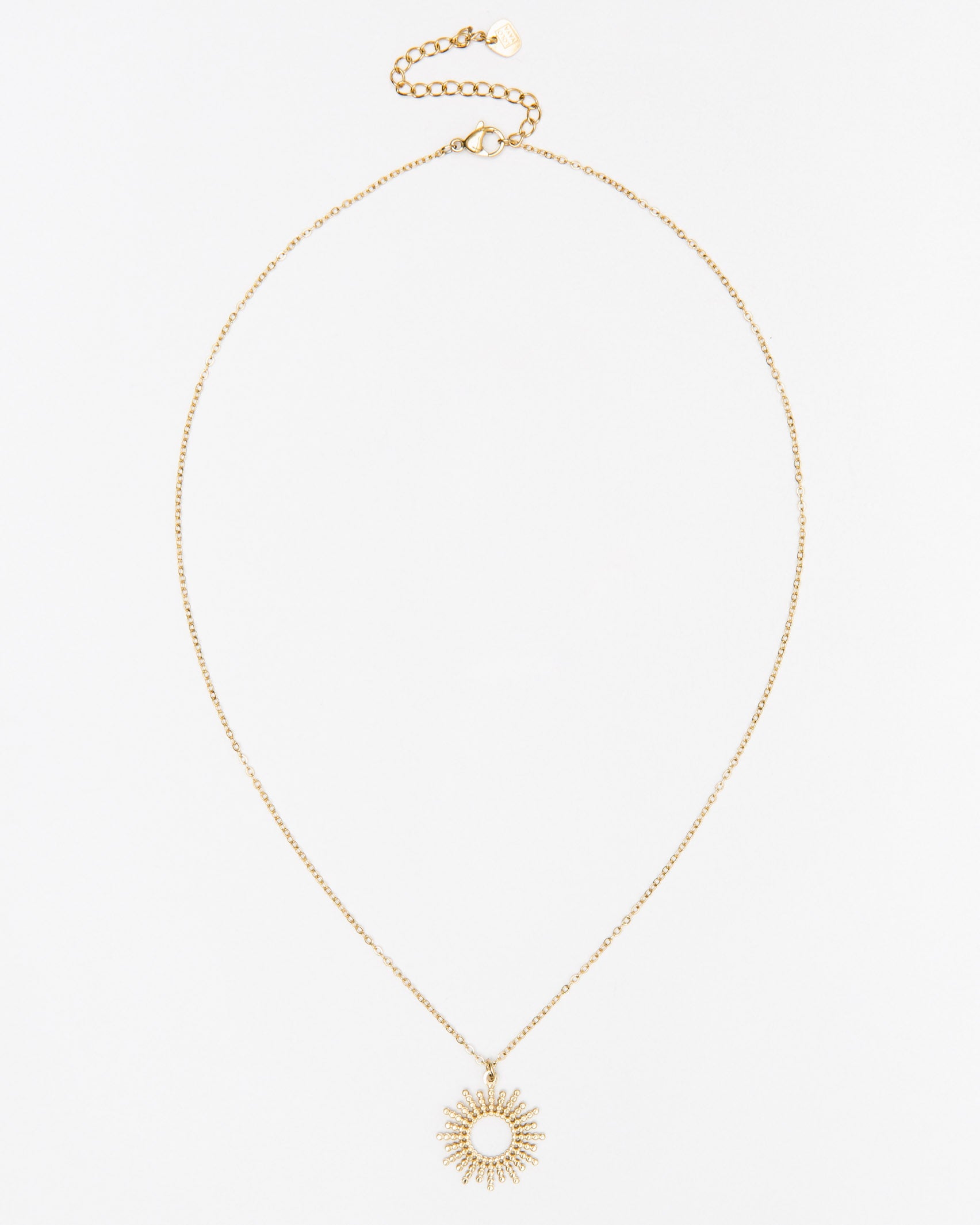 Kette mit feinem Sonnen-Anhänger - Broke + Schön