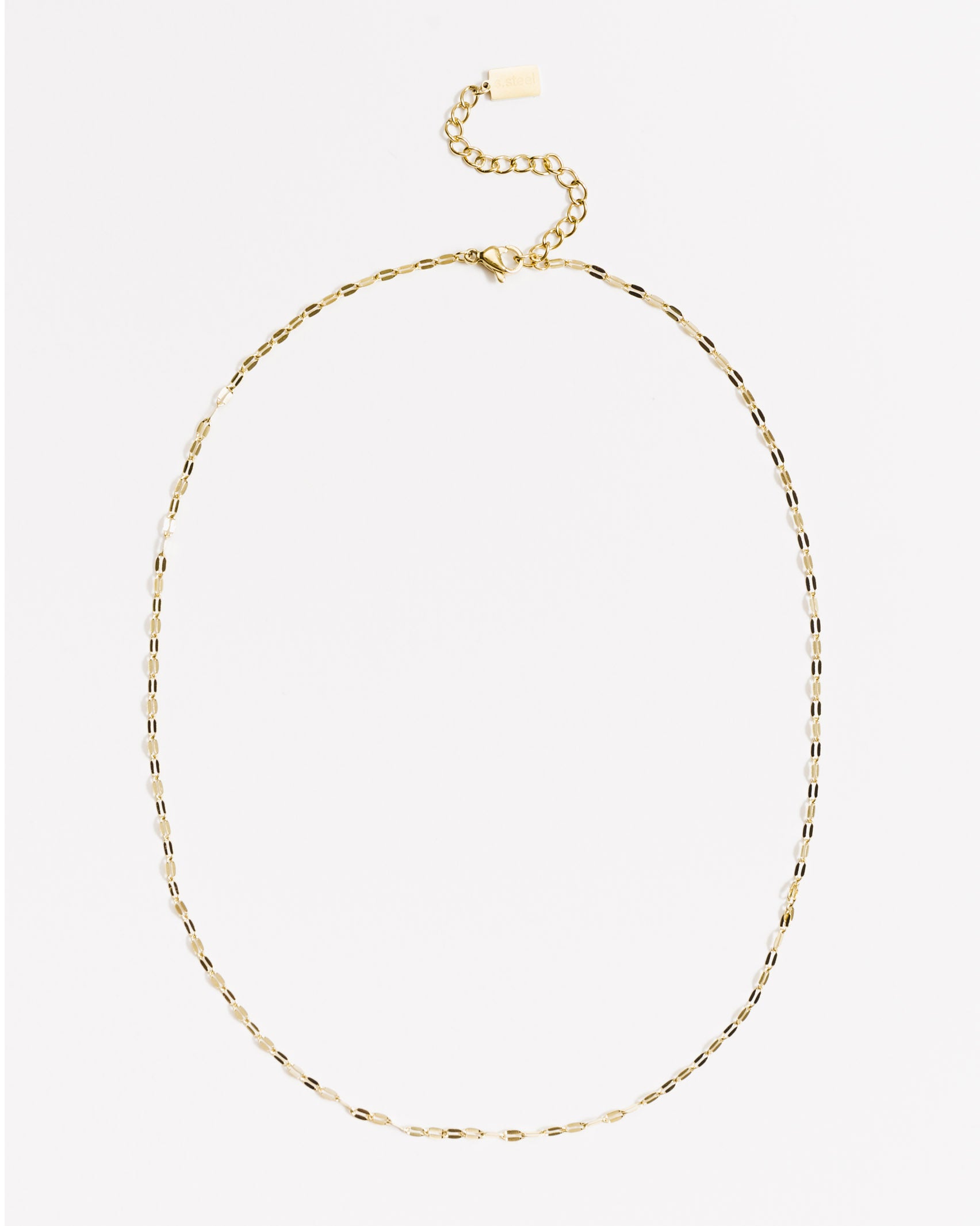 Kette mit funkelnden Plättchen - Broke + Schön