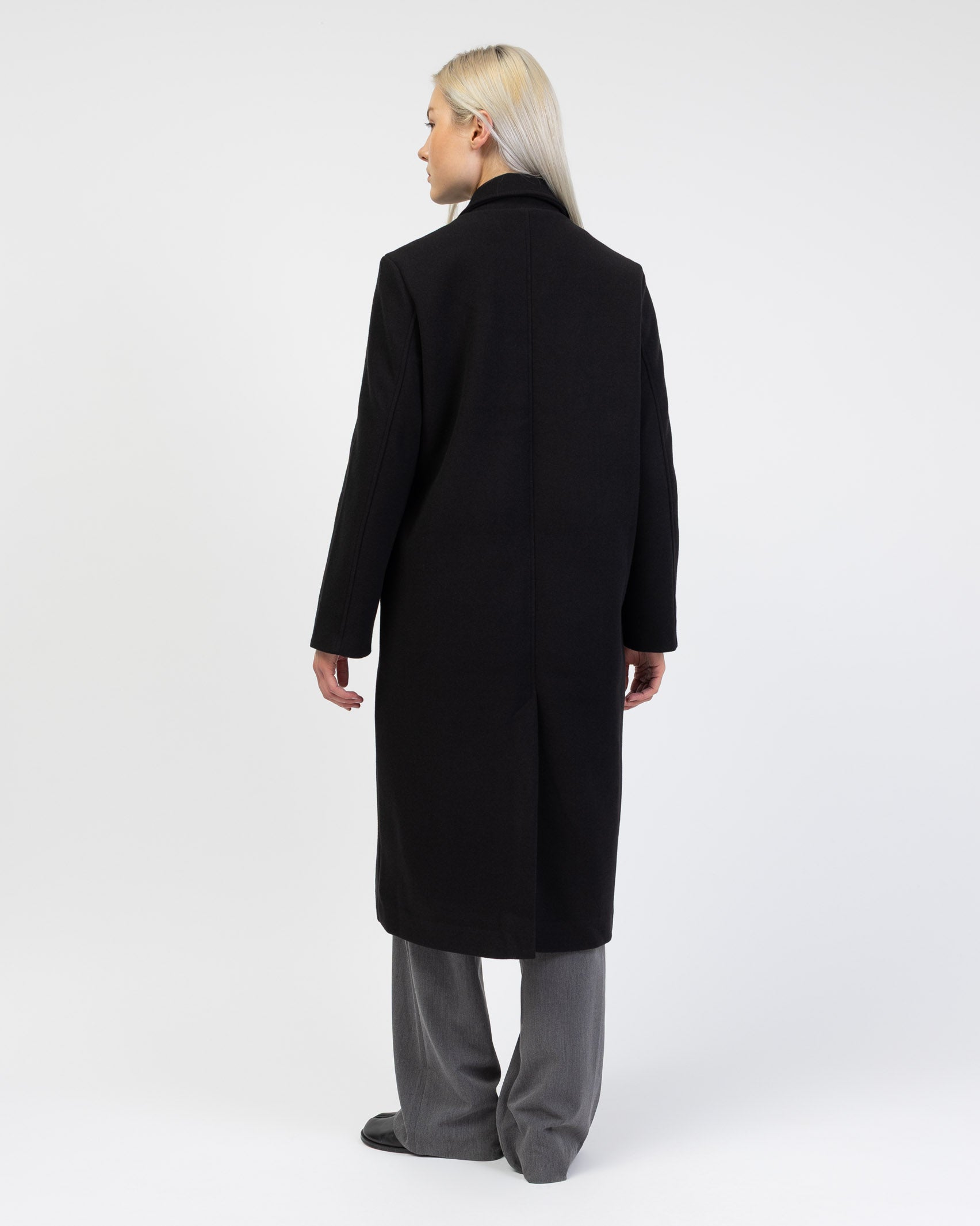 Mantel mit Stehkragen