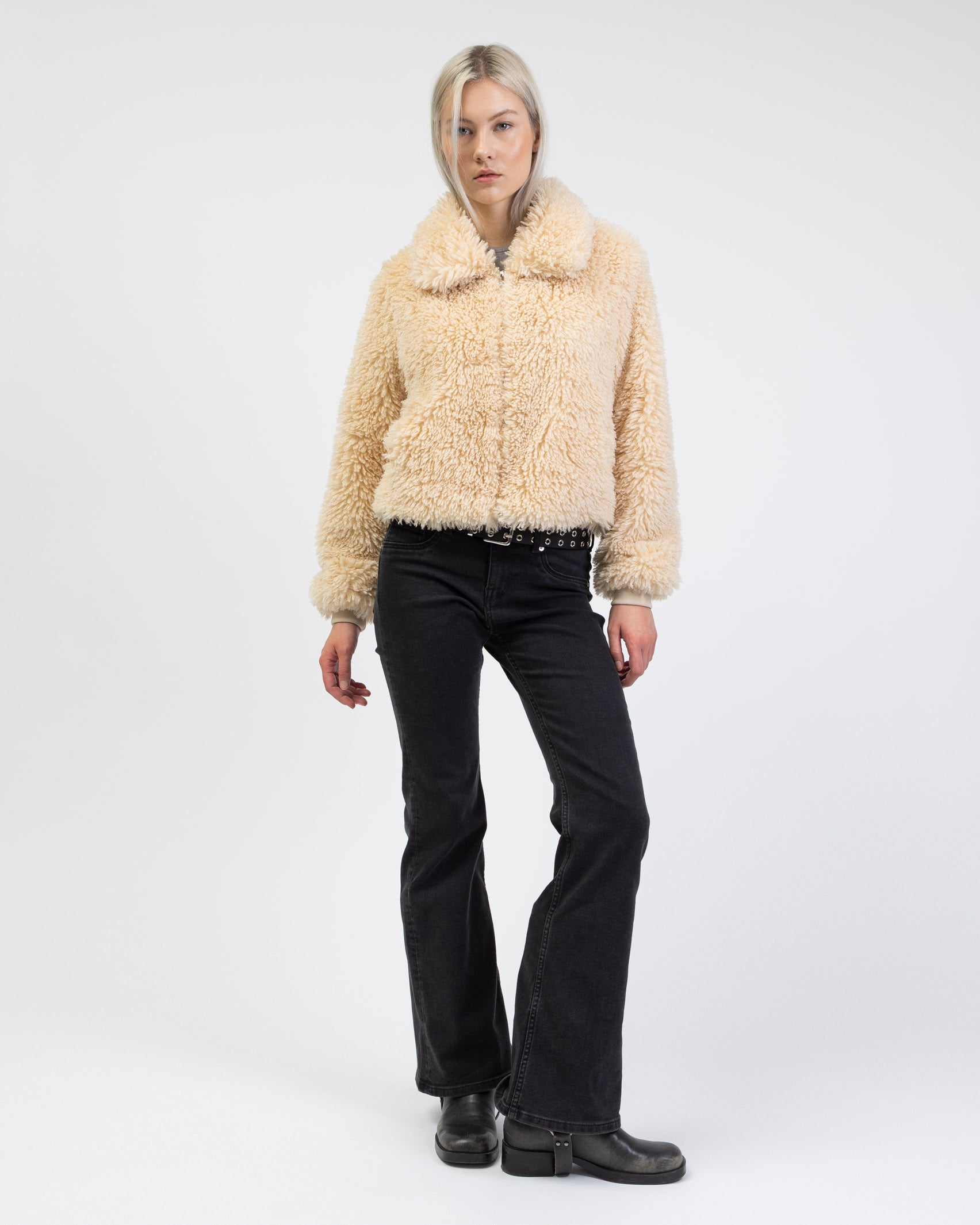 Weiche Jacke mit Reißverschluss