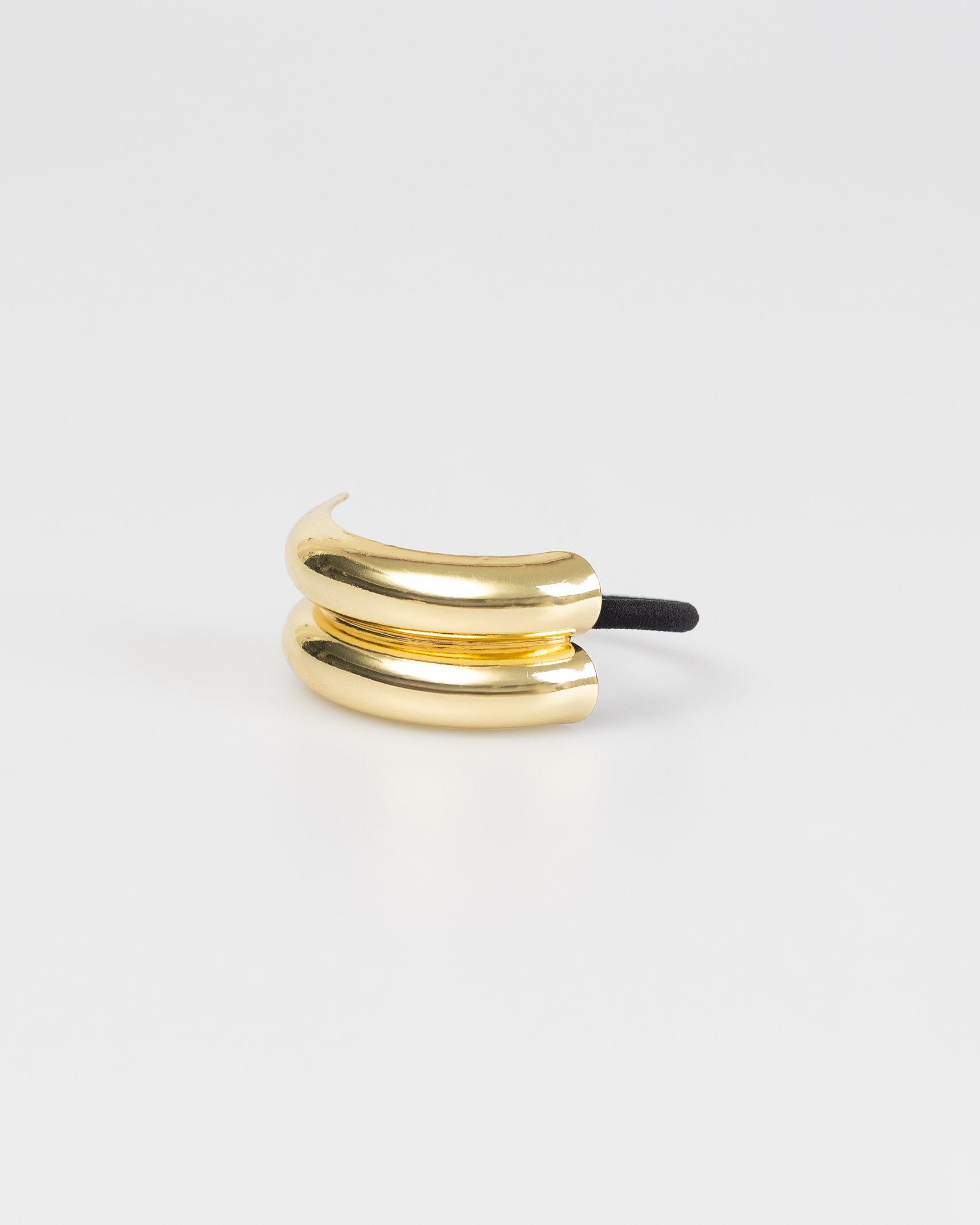 Haargummi mit goldenem Detail