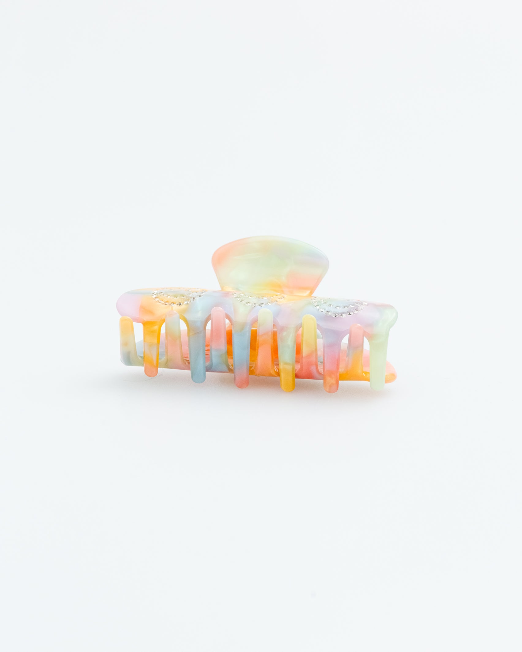 Bunter Lachgesicht Haarclip - Broke + Schön