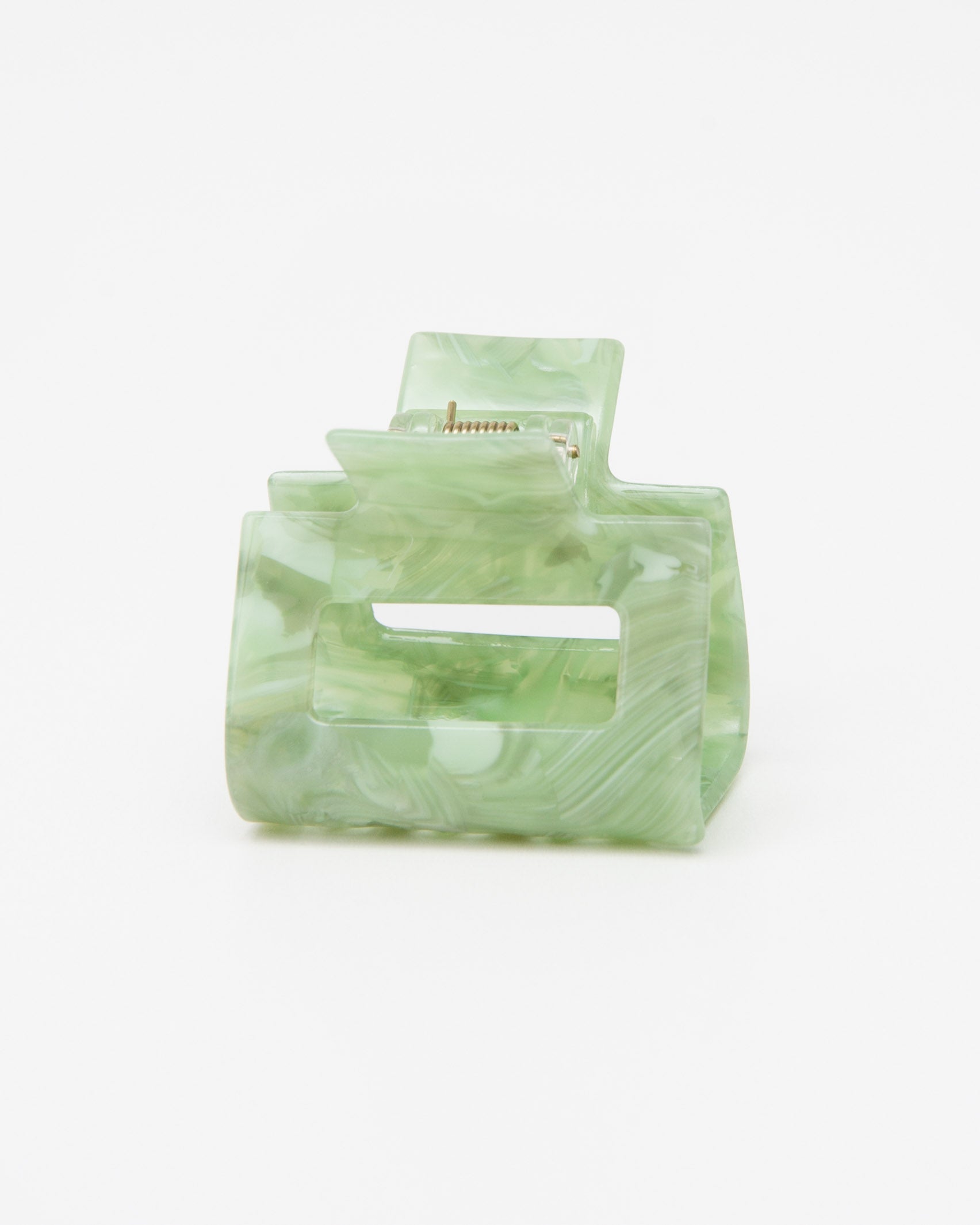 Kleiner Haarclip in Grün - Broke + Schön