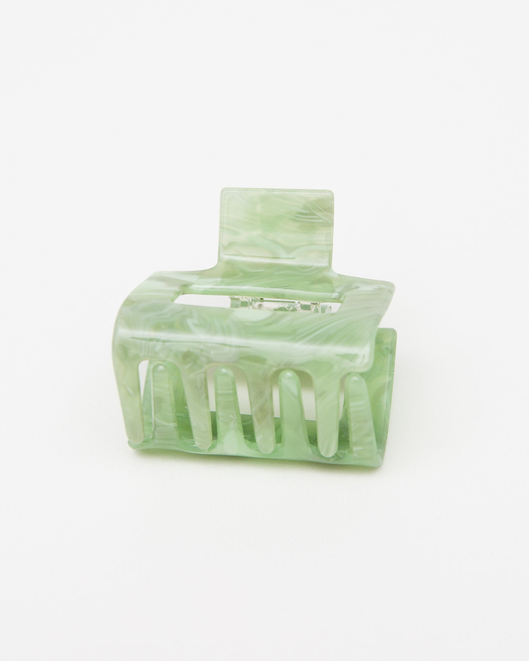 Kleiner Haarclip in Grün - Broke + Schön