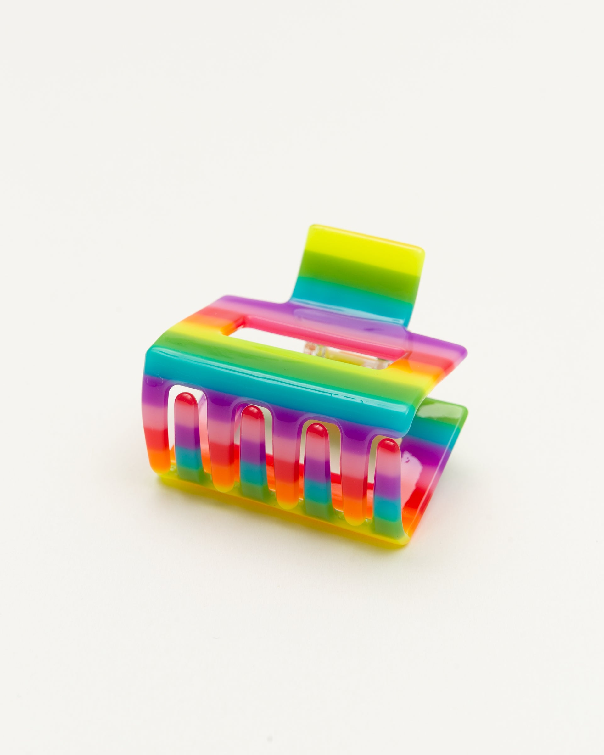 Kleiner Haarclip in Regenbogenfarben - Broke + Schön