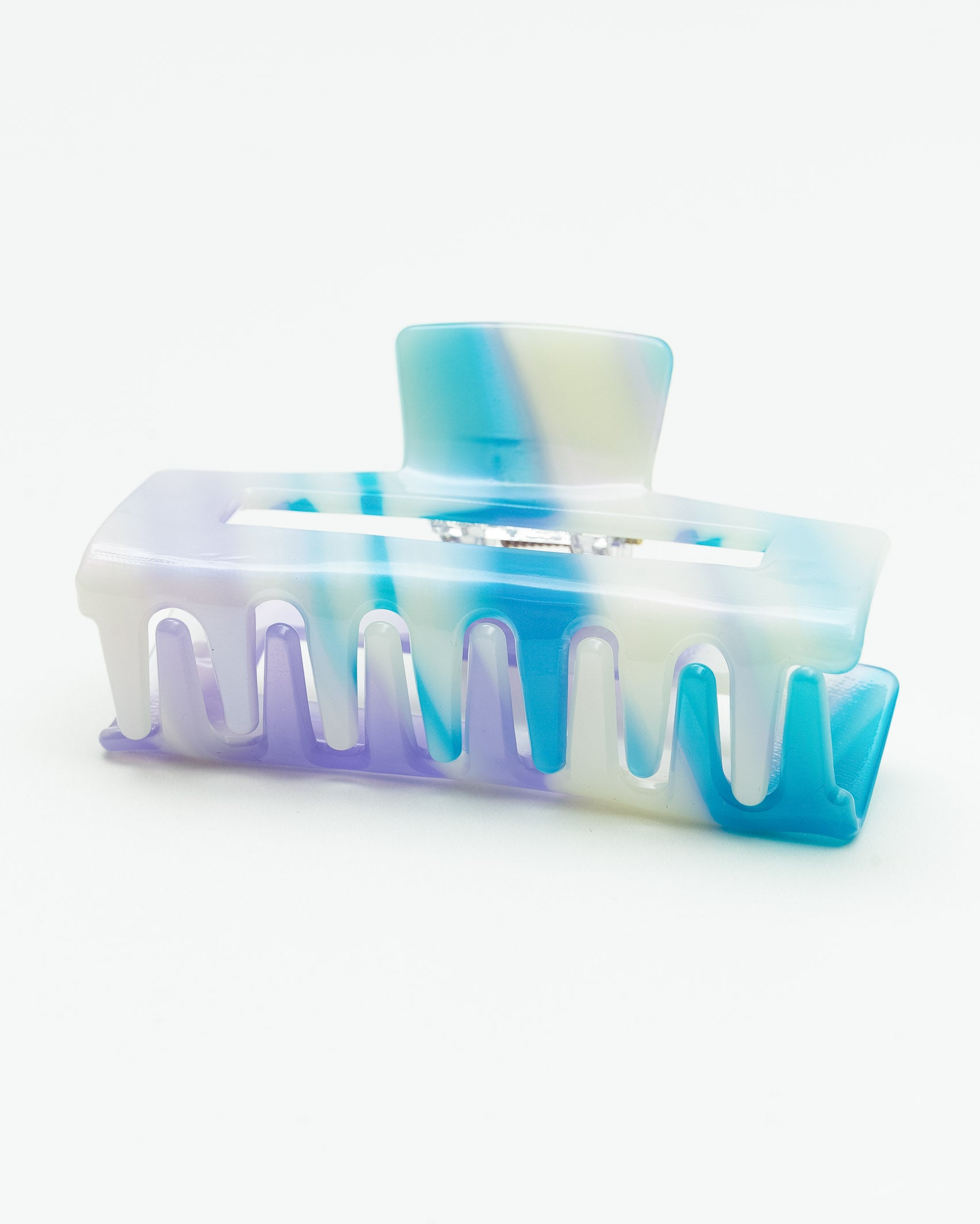 Mittelgroßer, bunt gefleckter Haarclip - Broke + Schön