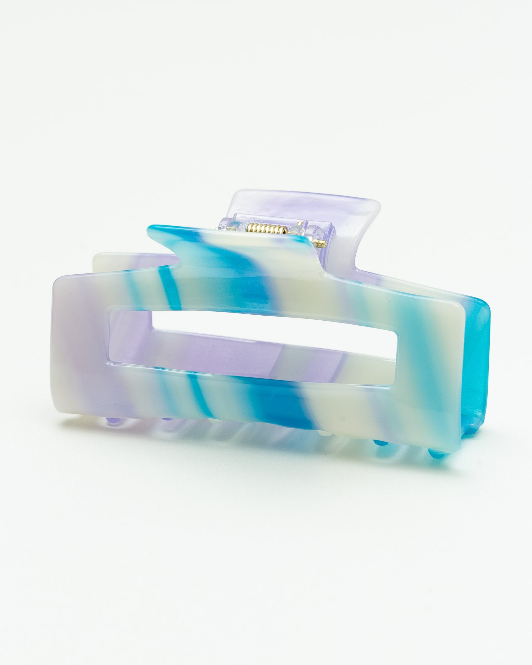 Mittelgroßer, bunt gefleckter Haarclip - Broke + Schön