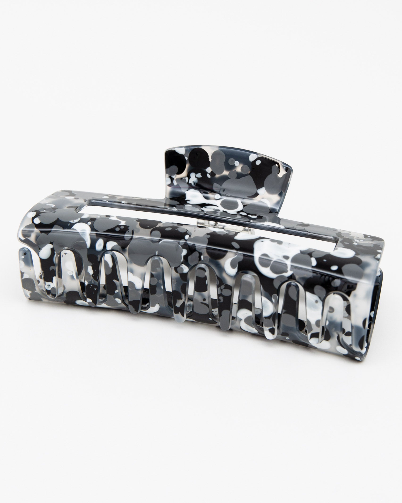 Extragroßer, grauer Haarclip - Broke + Schön