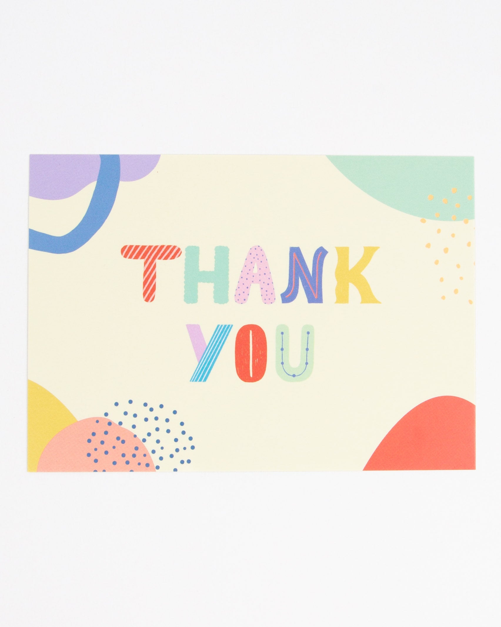 Postkarte Thank You - Broke + Schön