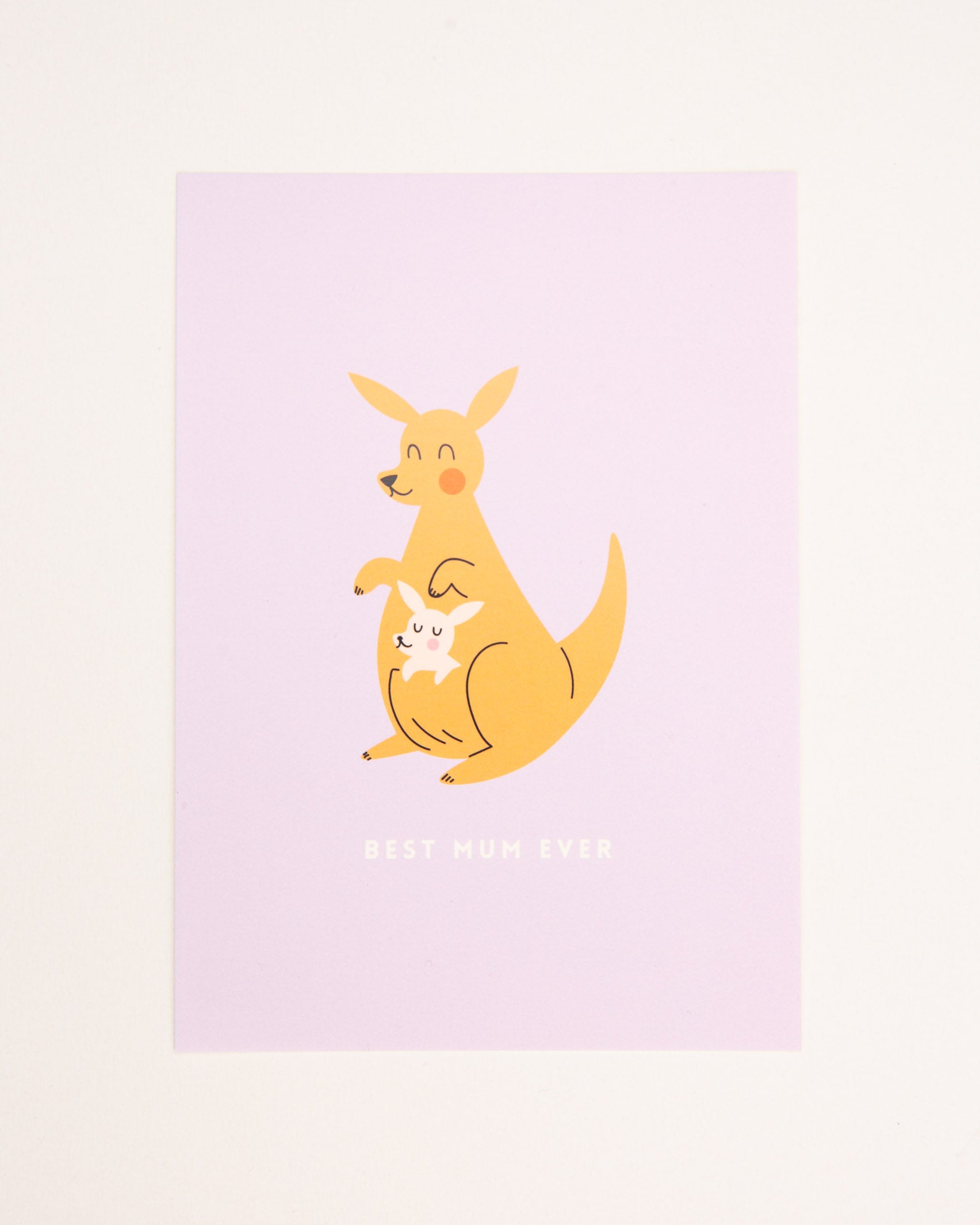 Postkarte Best Mom Ever - Broke + Schön