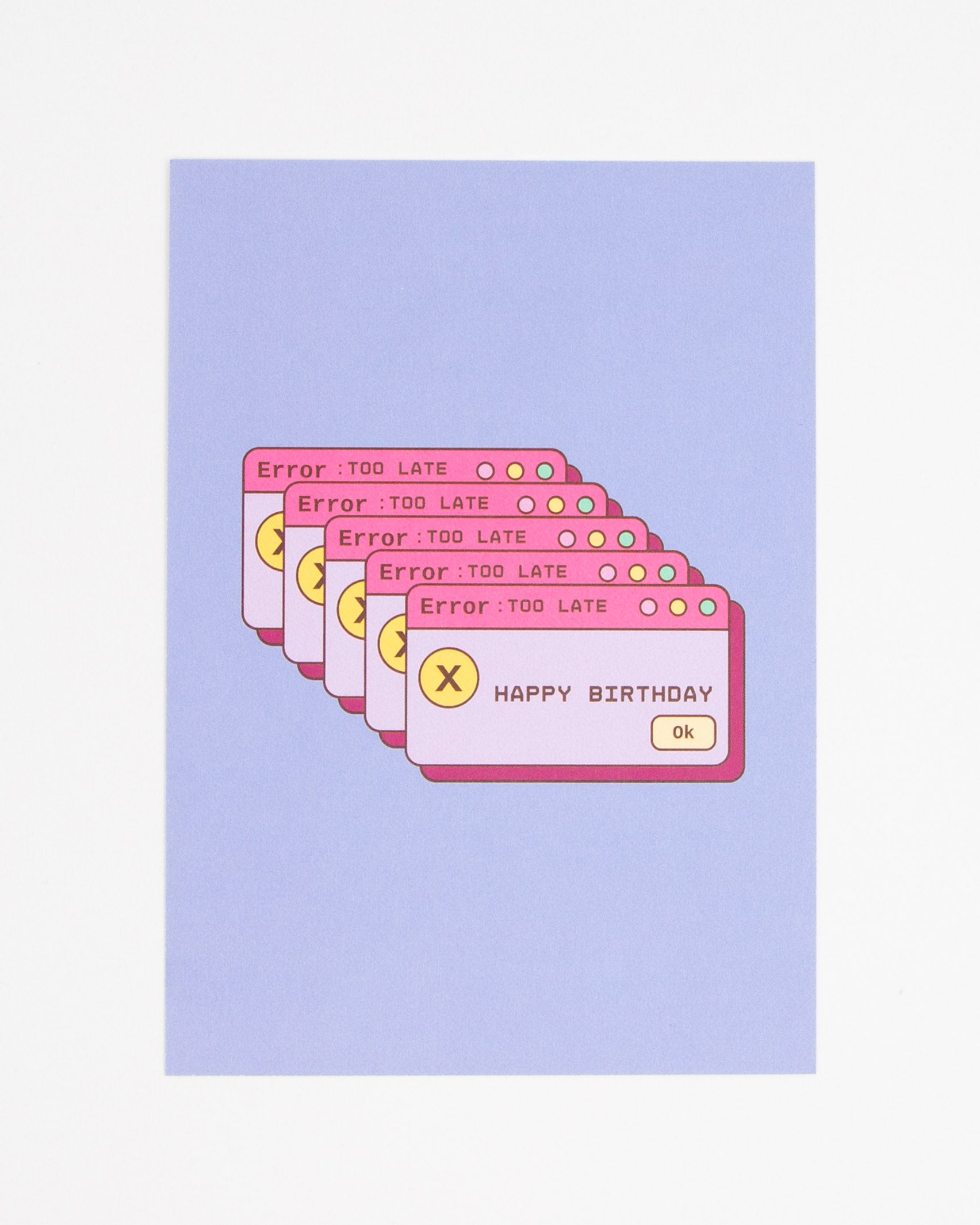 Postkarte Happy Birthday - Broke + Schön