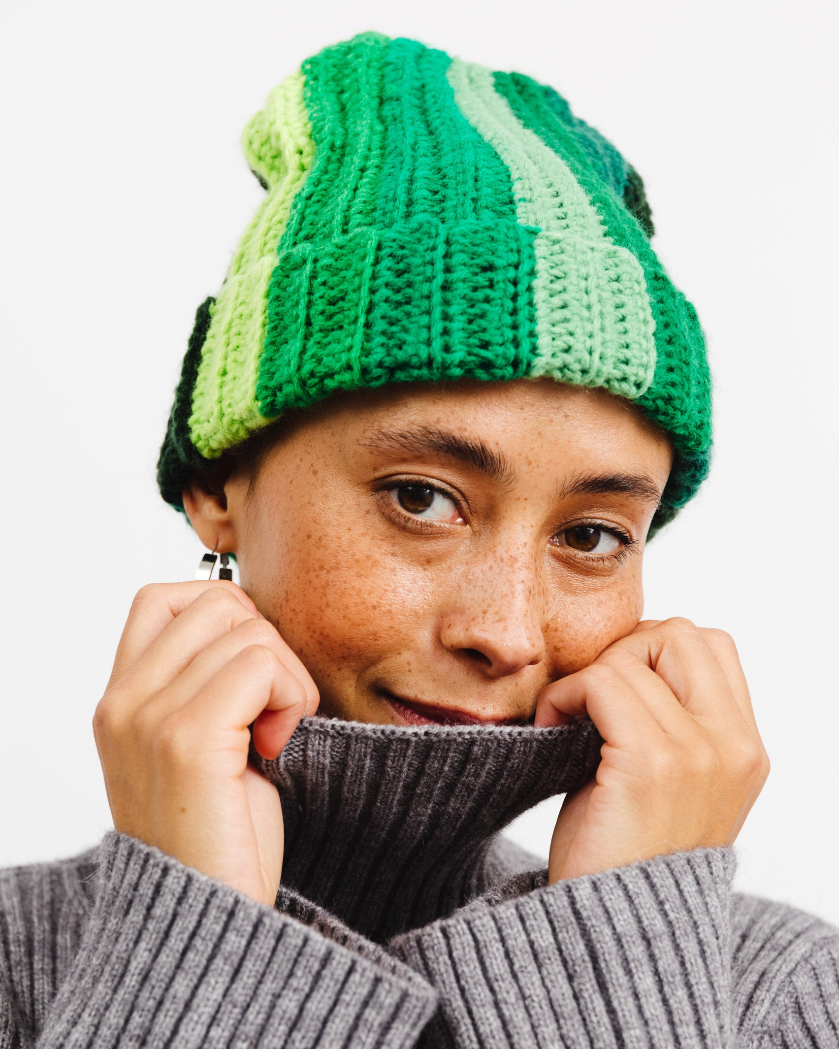 Häkelmütze mit Farbverlauf - Broke + Schön