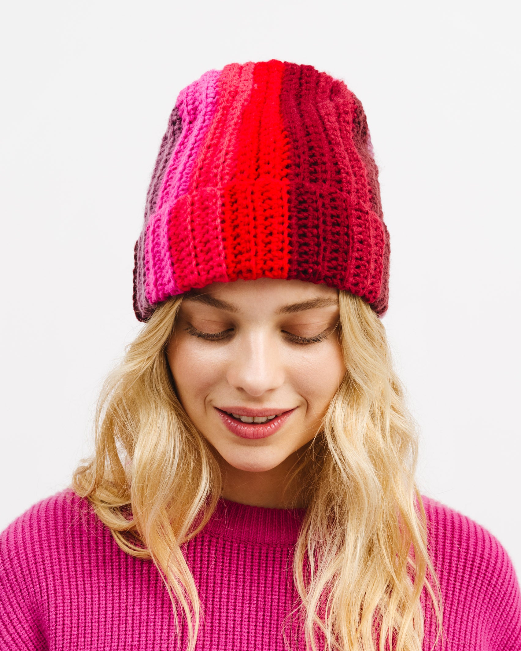 Häkelmütze mit Farbverlauf - Broke + Schön