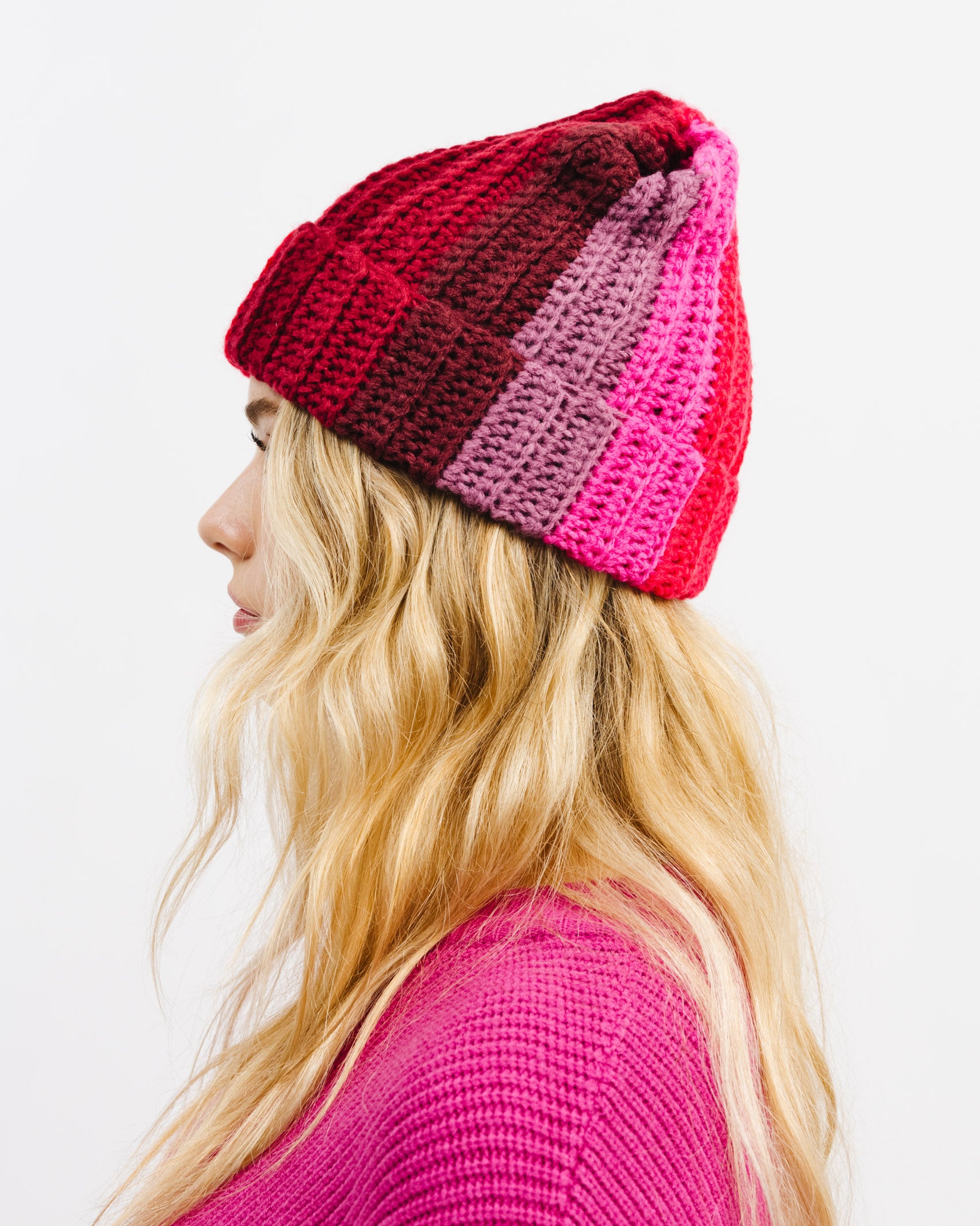 Häkelmütze mit Farbverlauf - Broke + Schön