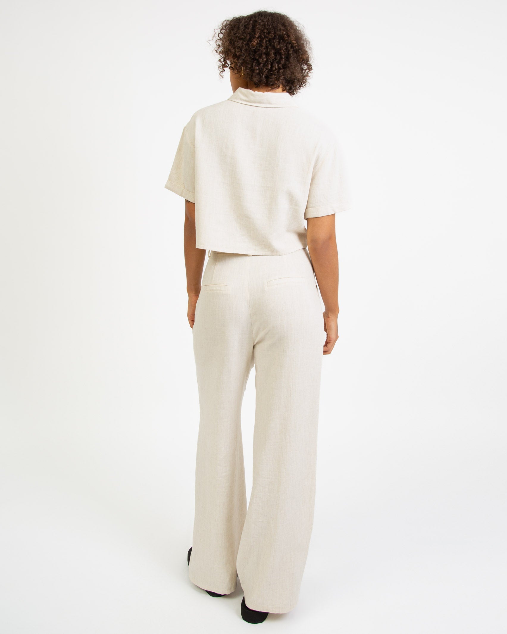 Leinen Bluse zum Knoten-Broke+Schön