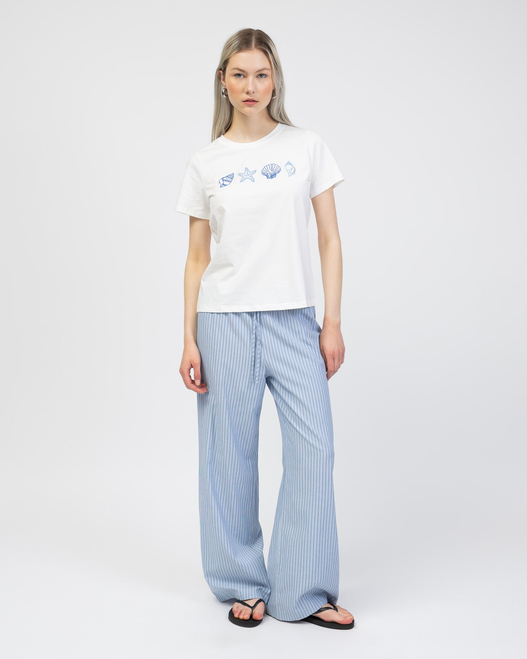 Shirt mit Meeresprint