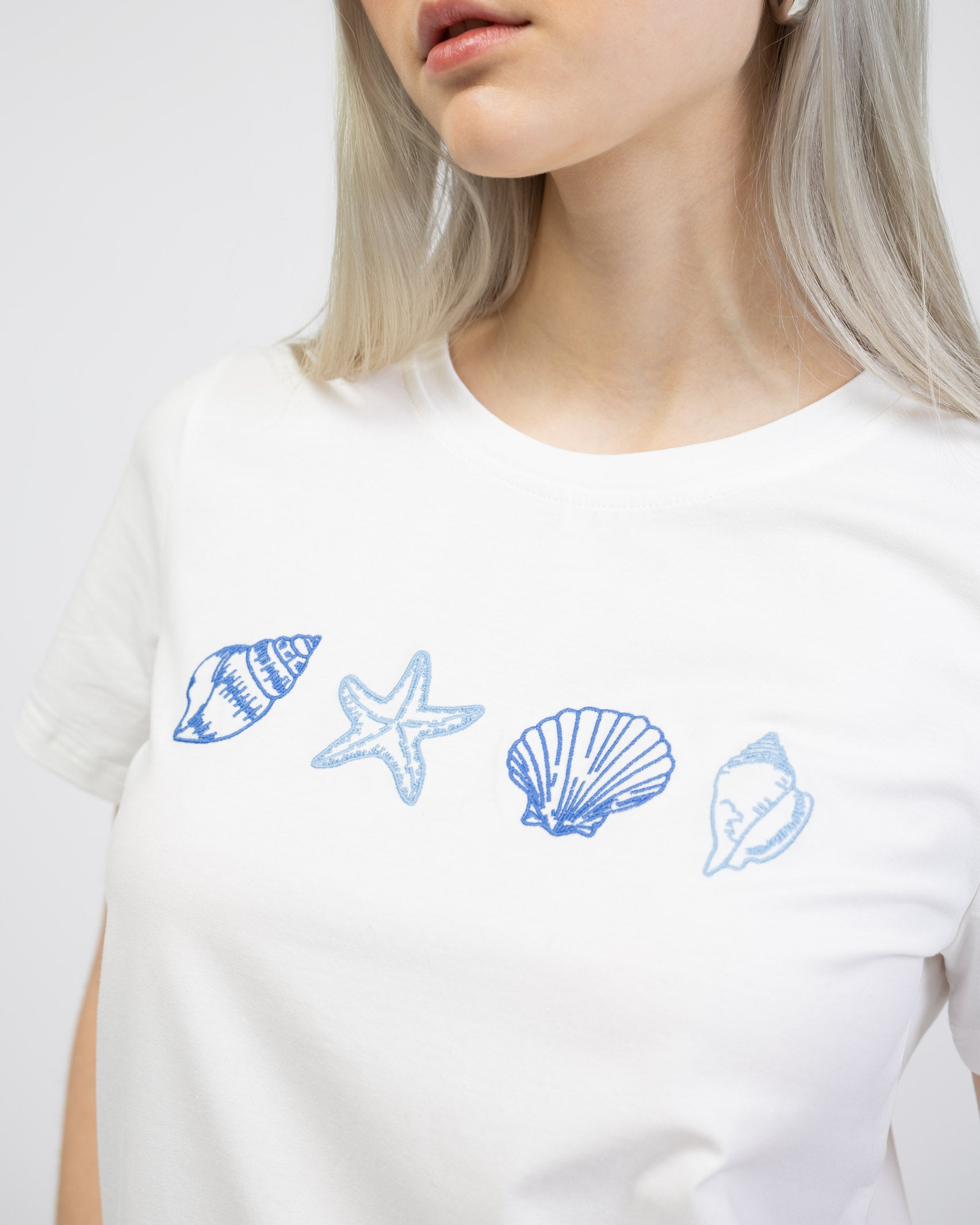 Shirt mit Meeresprint