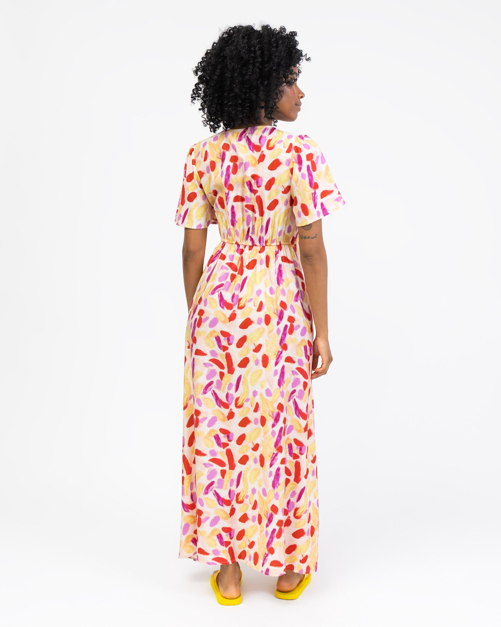 Maxikleid in sommerlichen Farben