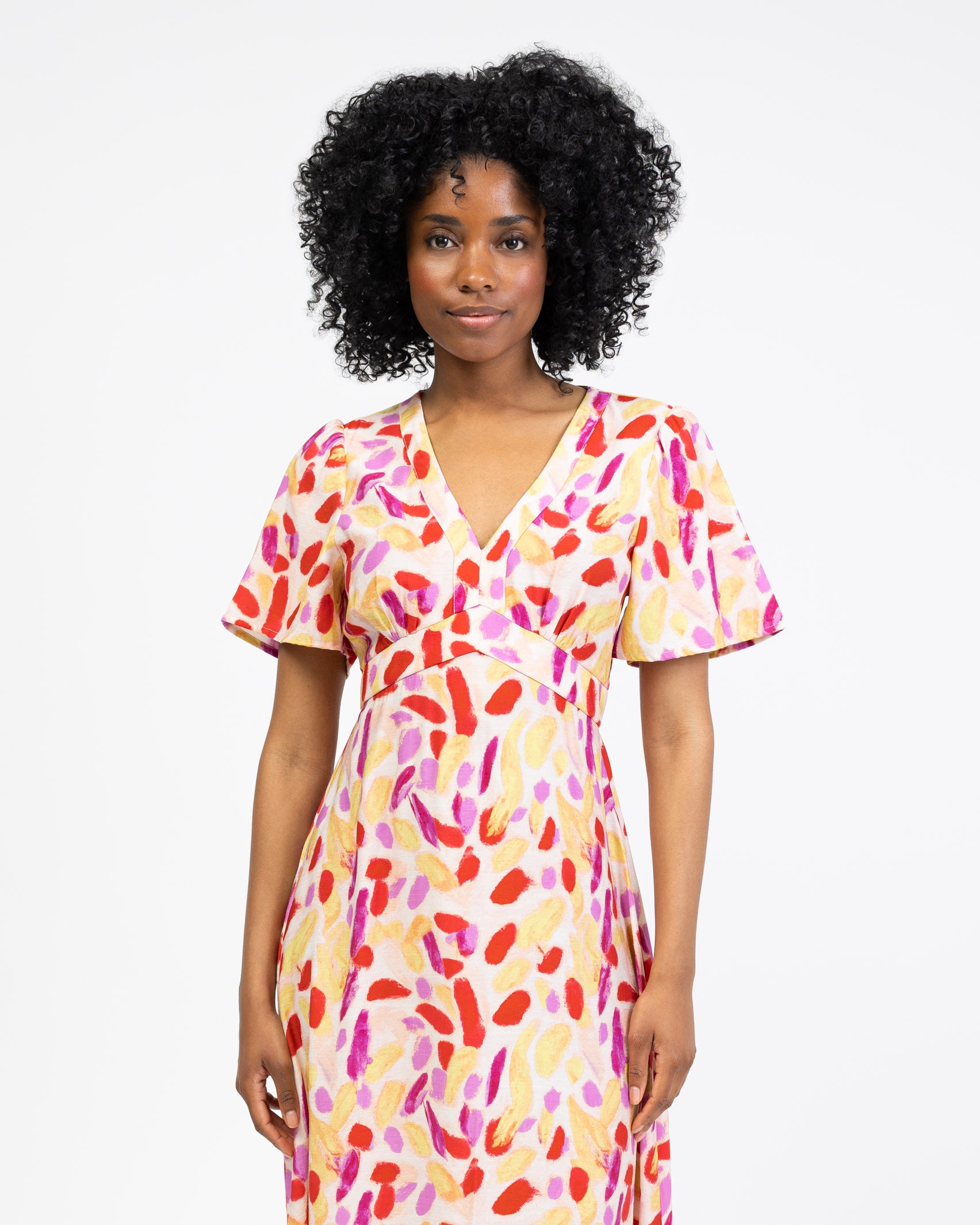 Maxikleid in sommerlichen Farben