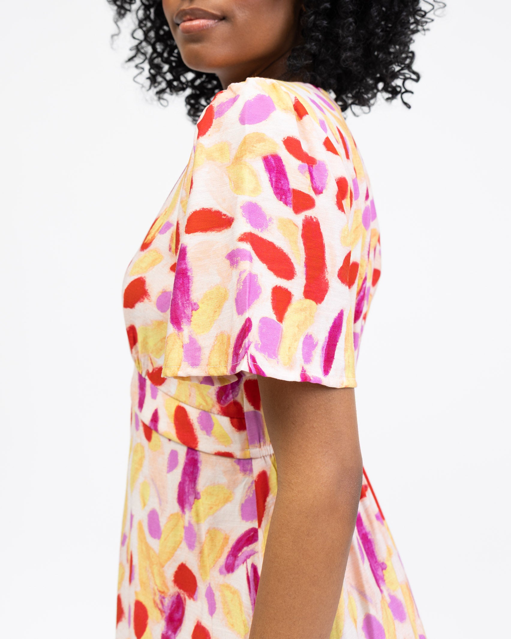 Maxikleid in sommerlichen Farben