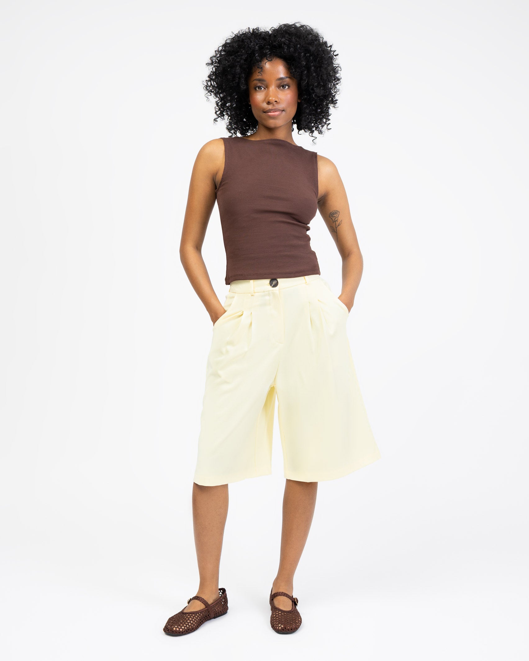 Klassische Shorts im Anzug Stil