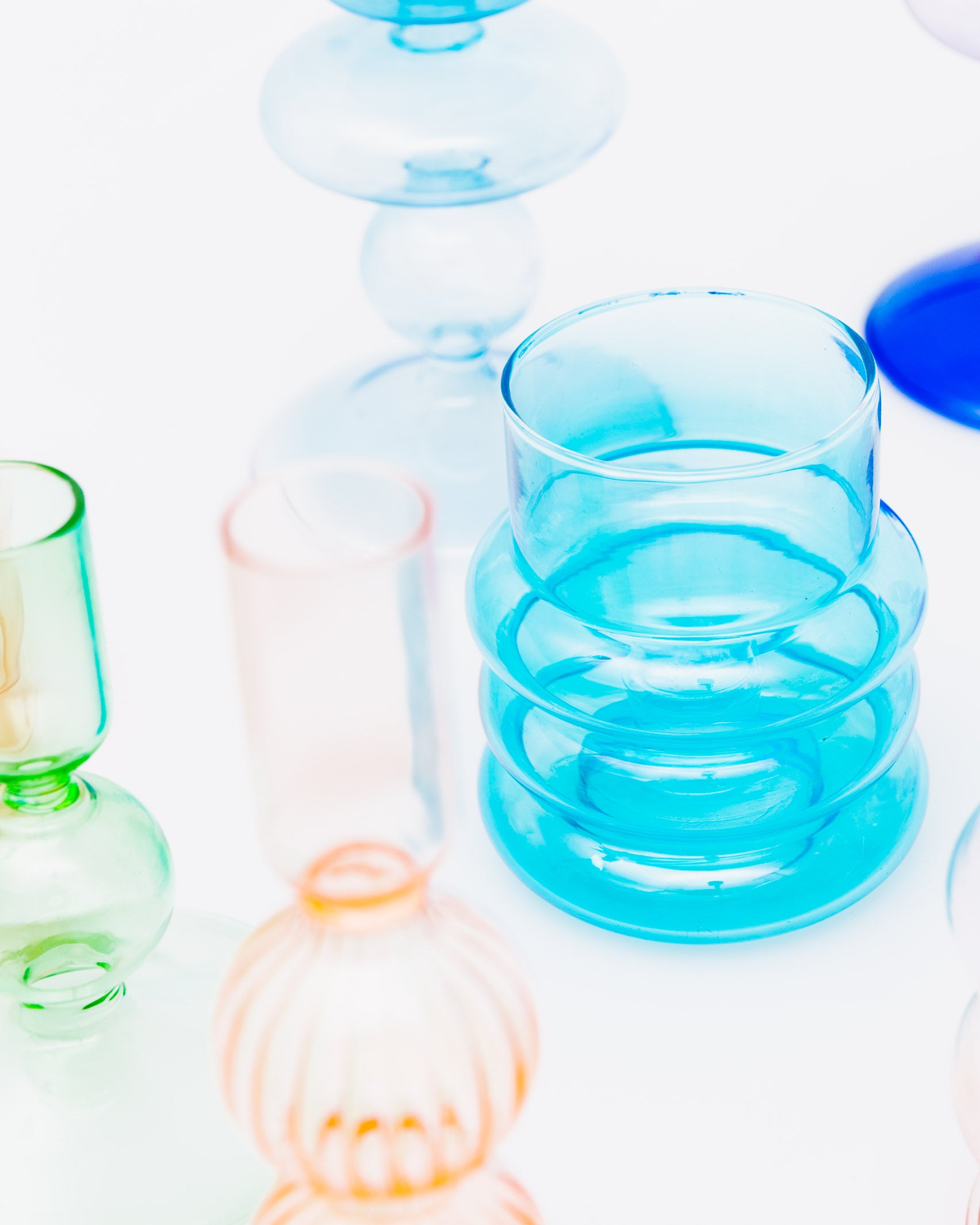 Geriffelter Kerzenständer / Vase - Broke + Schön