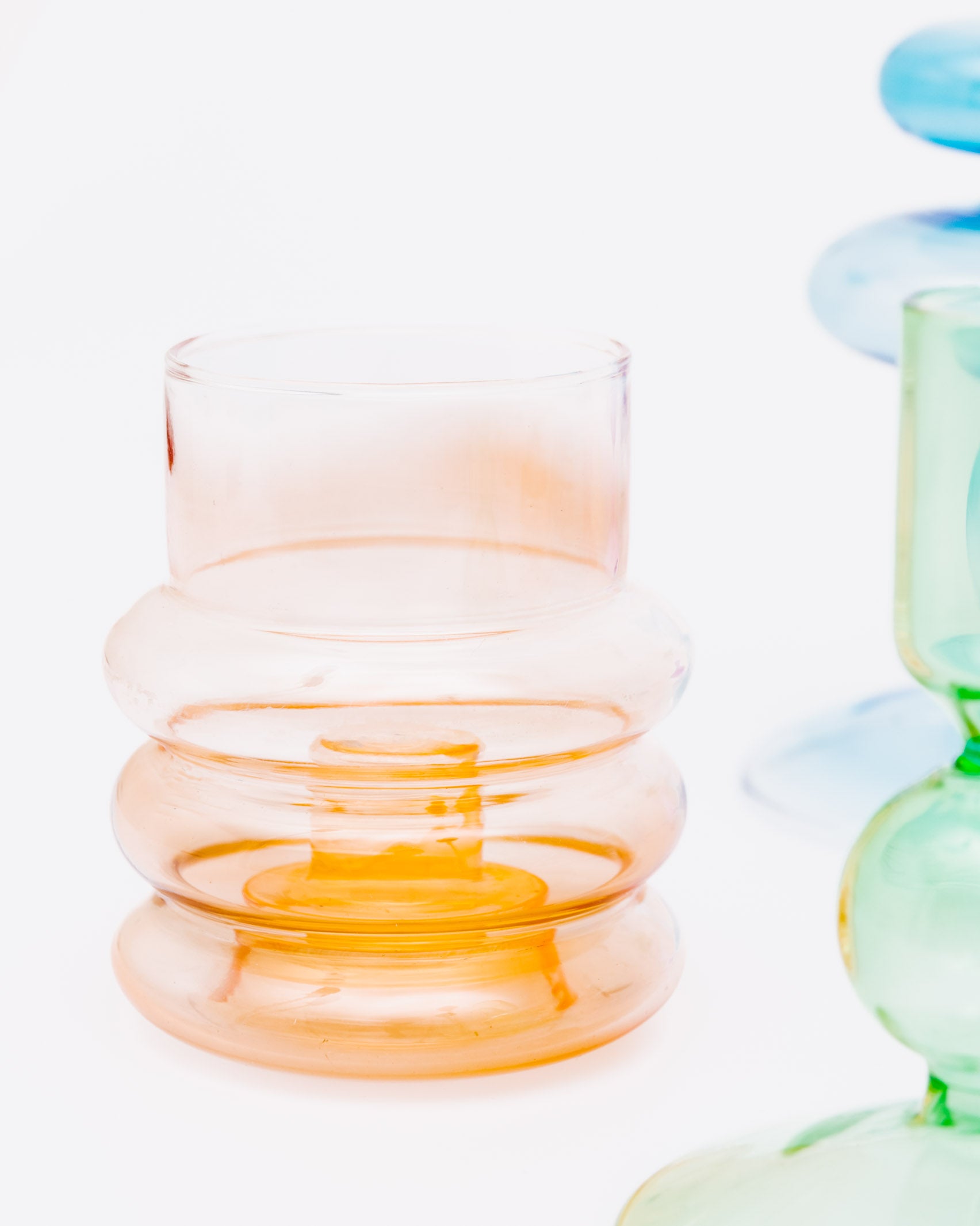 Geriffelter Kerzenständer / Vase - Broke + Schön