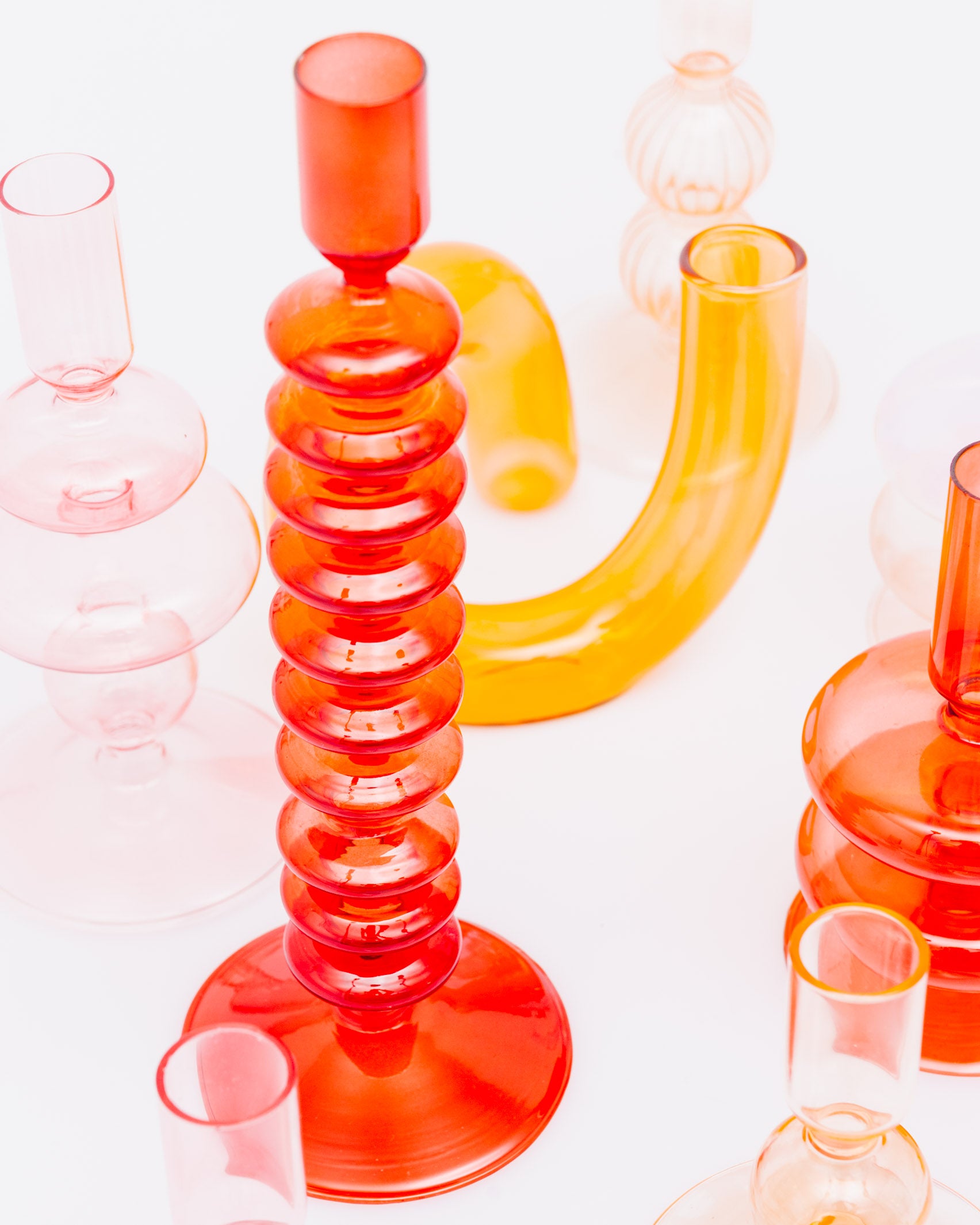 Kerzenständer mit geriffelter Optik - Broke + Schön