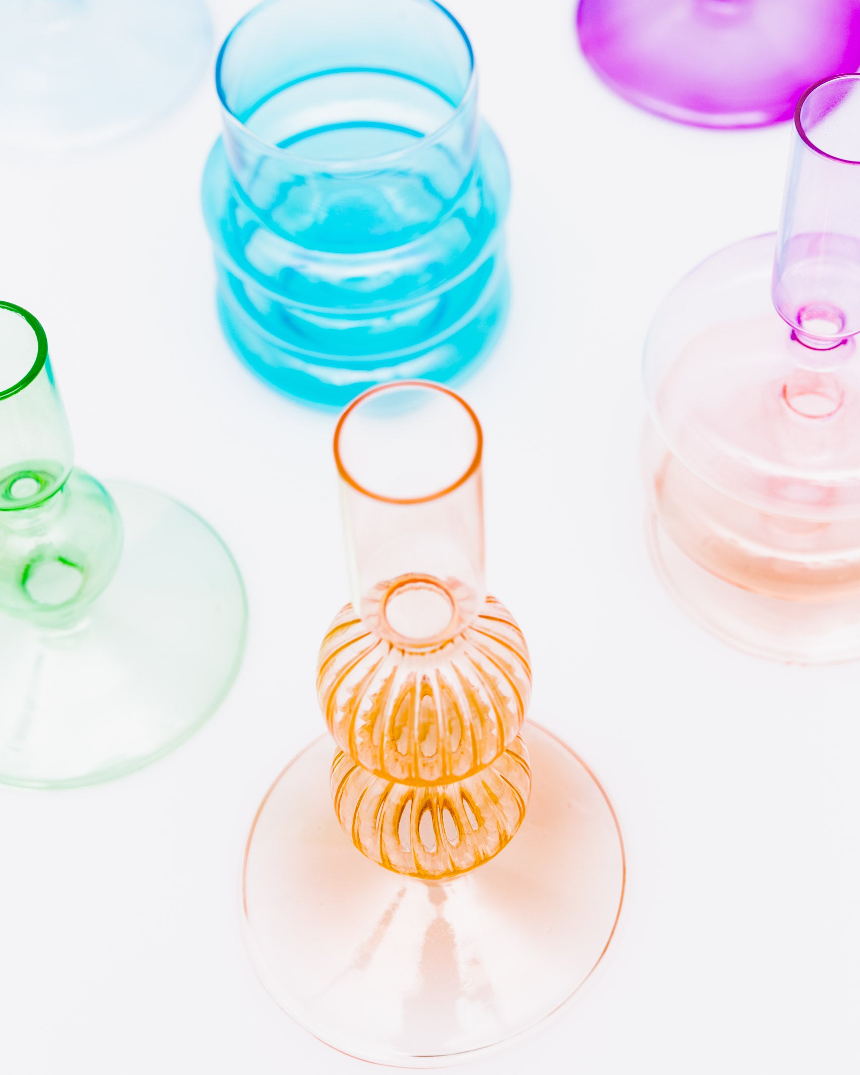 Langer Kerzenständer mit Bubbles - Broke + Schön