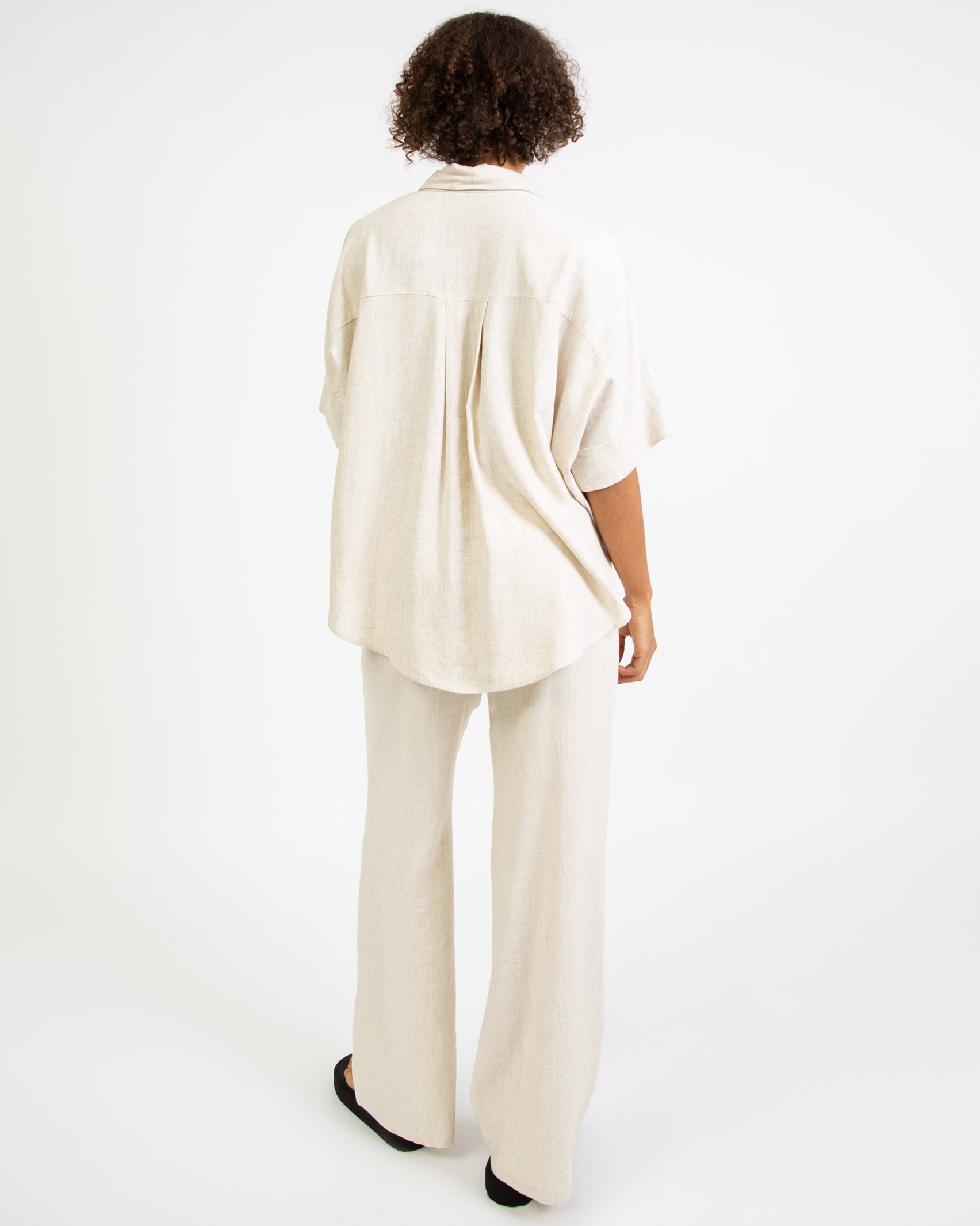 Kastige Bluse aus Leinen-Mix-Broke+Schön