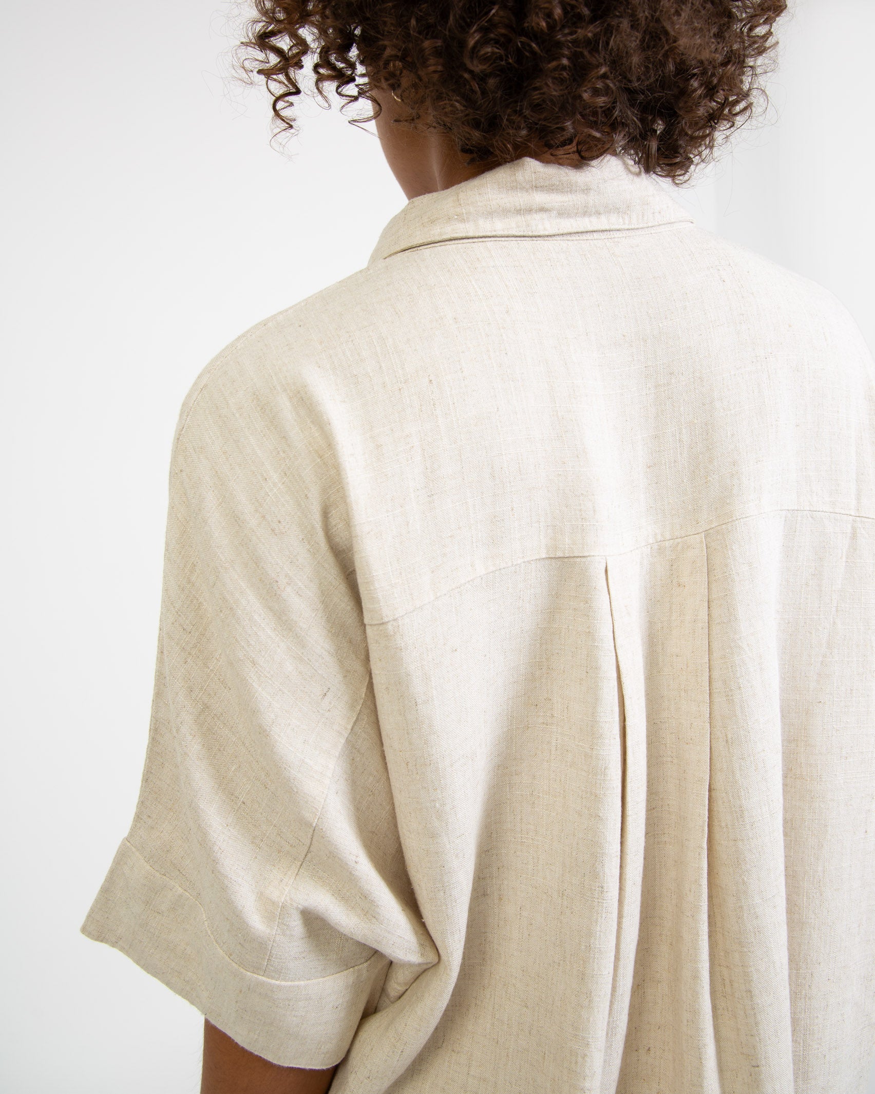 Kastige Bluse aus Leinen-Mix-Broke+Schön