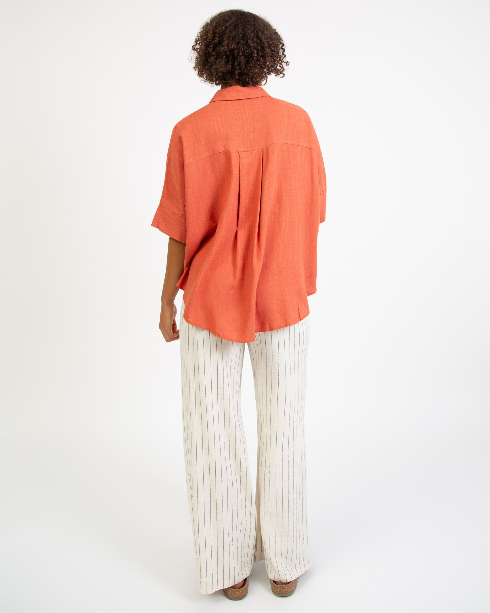 Kastige Bluse aus Leinen-Mix-Broke+Schön