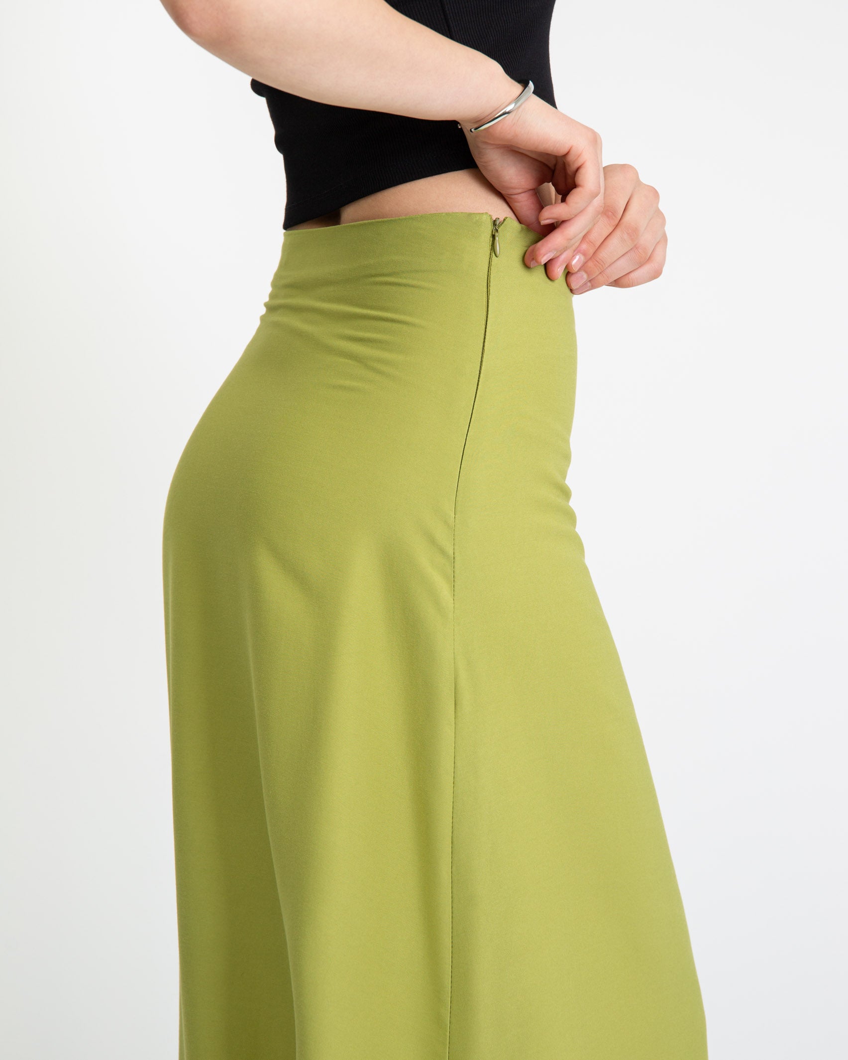 Eleganter Midi Rock-Broke+Schön