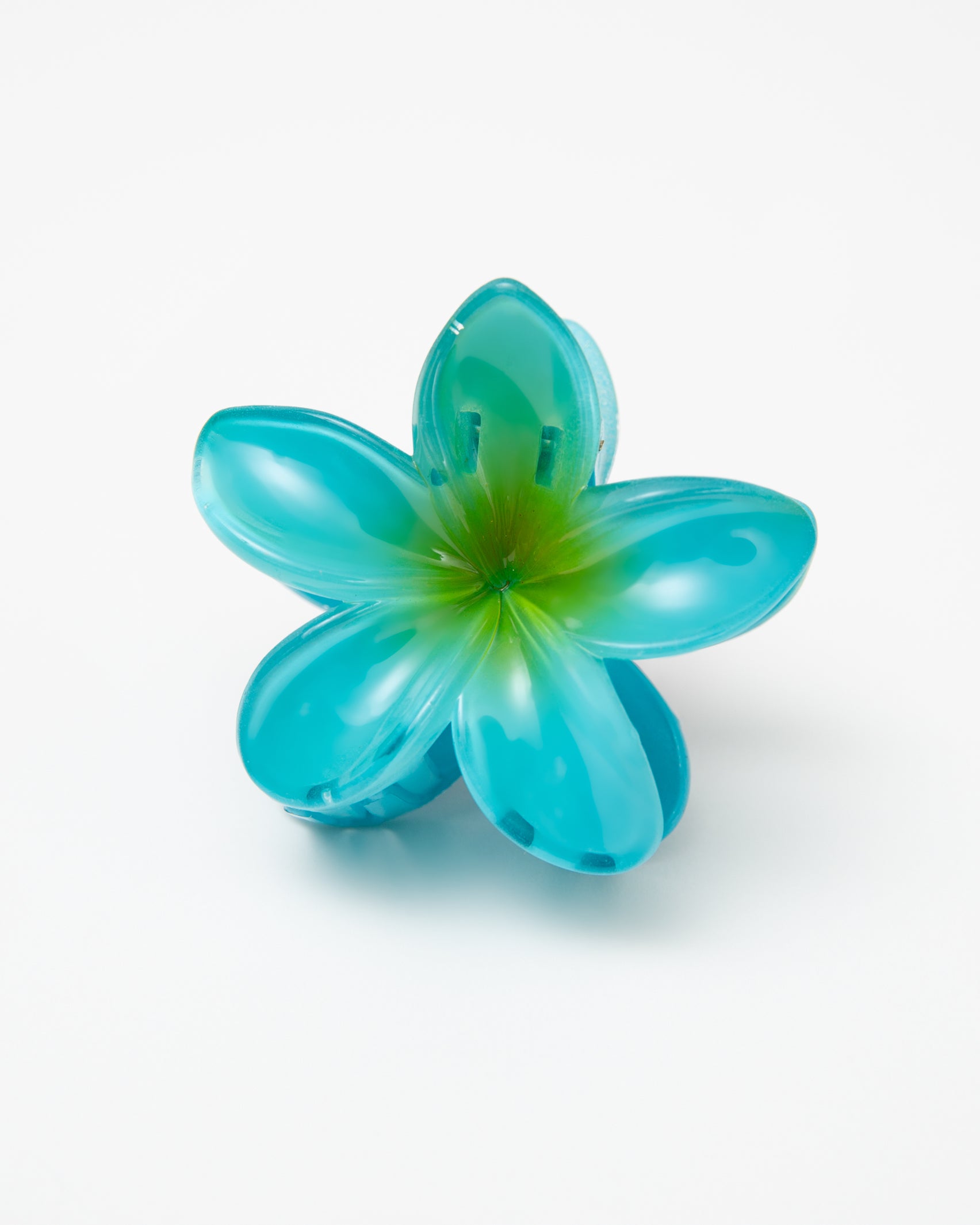 Blauer Blumenhaarclip-Broke+Schön