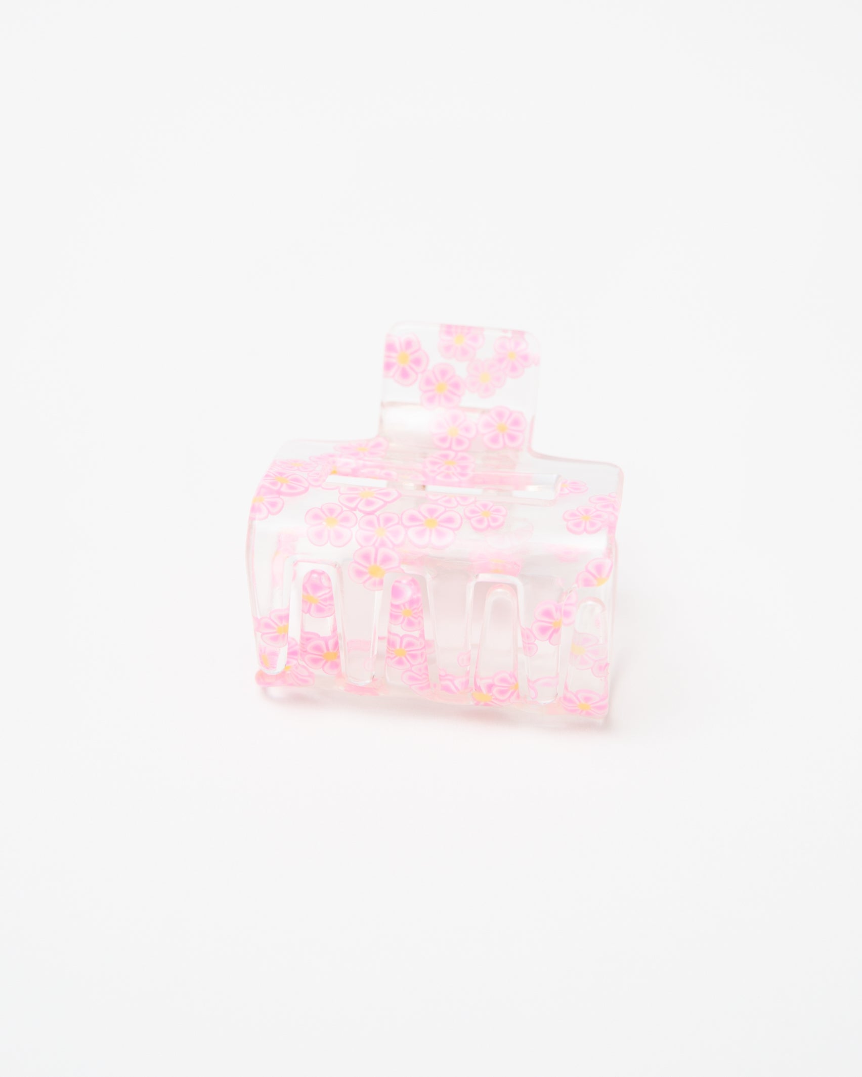 Kleiner Haarclip mit Blumenmotiven-Broke+Schön